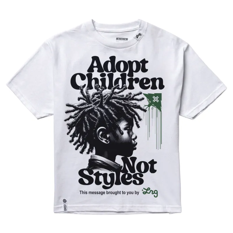 ADOPTION KNIT TEE - WHITE sold by Lrg