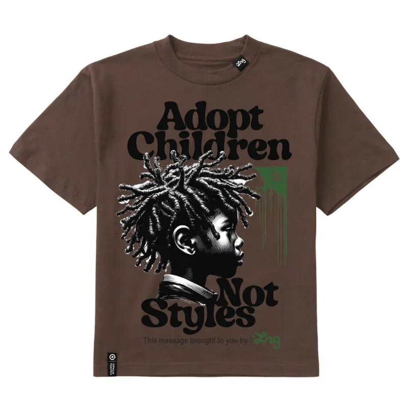 ADOPTION KNIT TEE - BROWN sold by Lrg