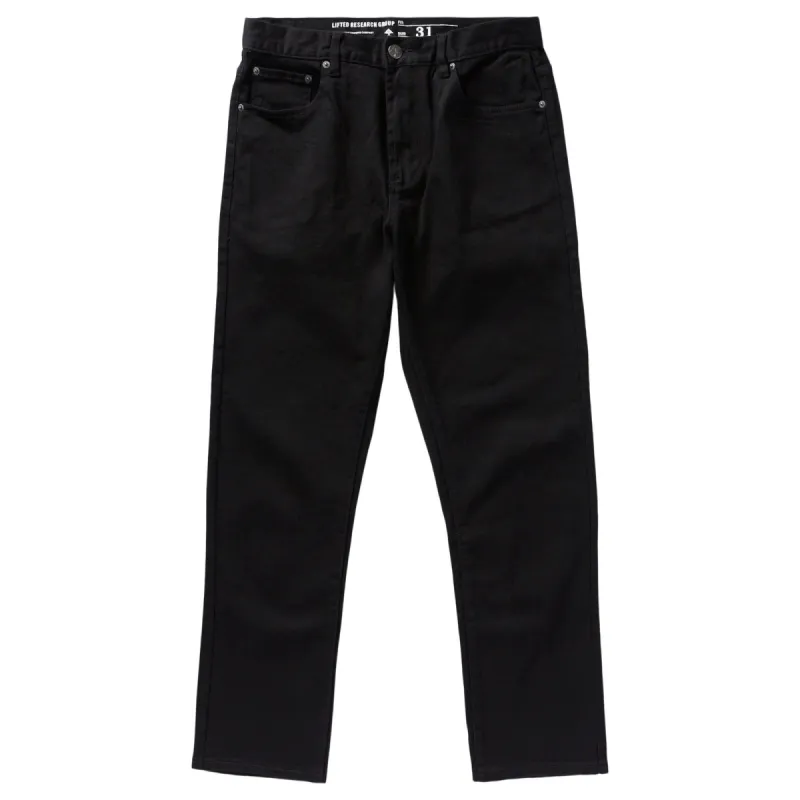 SLIM STRAIGHT TWILL PANTS - BLACK sold by Lrg