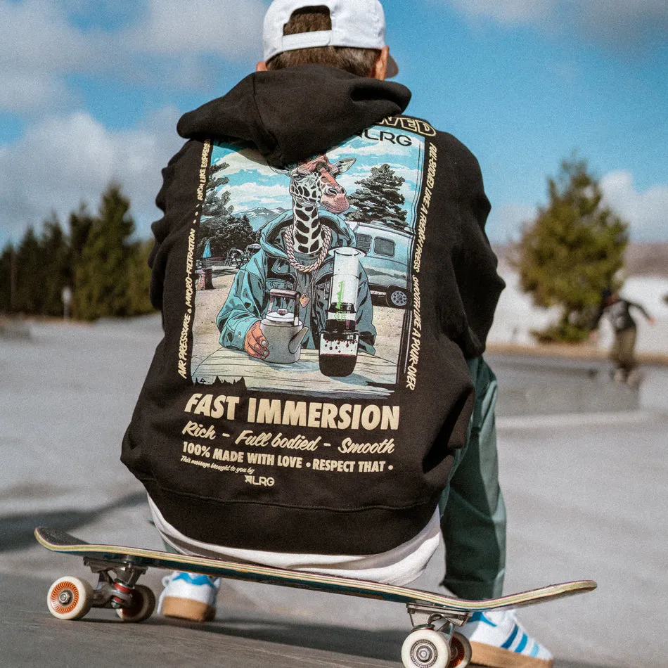 AEROPRESS X LRG LIFTED RICH AND SMOOTH HOODIE - BLACK sold by Lrg product image thumbnail 4