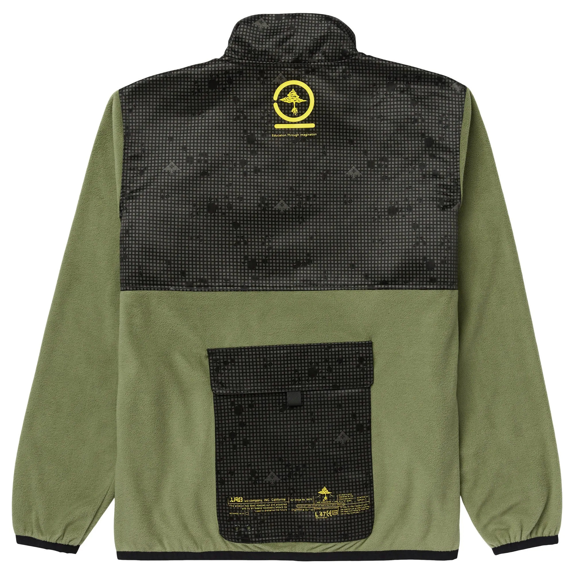 FUTURE STATION POLAR JACKET - MILITARY GREEN sold by Lrg product image thumbnail 2