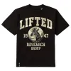 LRG UNIVERSITY KNIT TEE - BLACK sold by Lrg