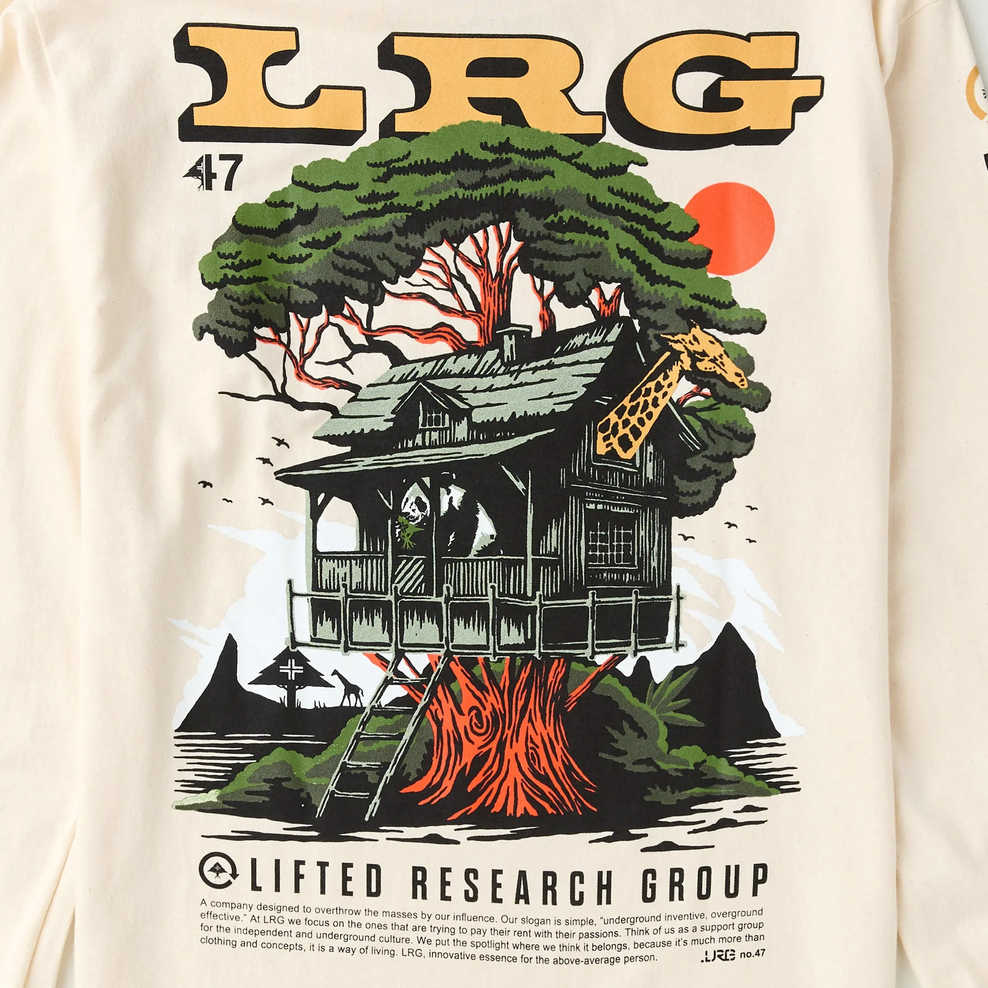 LR TREEHOUSE LONG SLEEVE TEE - NATURAL sold by Lrg product image thumbnail 3
