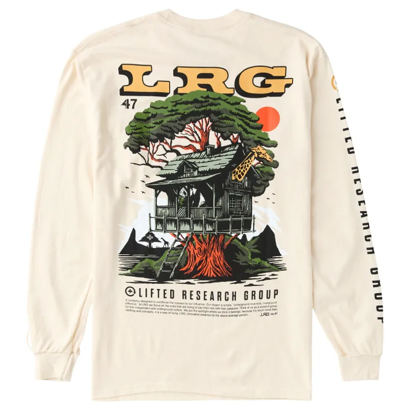LR TREEHOUSE LONG SLEEVE TEE - NATURAL sold by Lrg