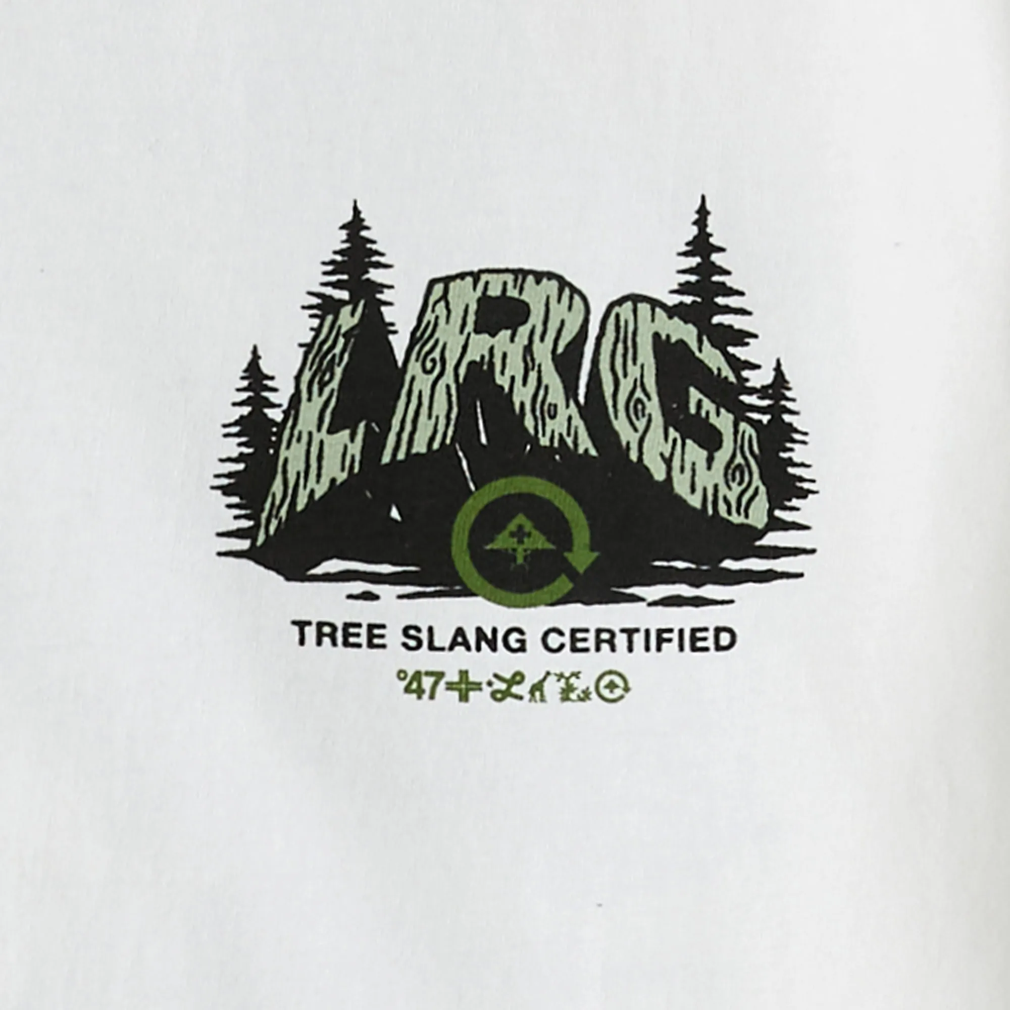 PANDA SQUATCH TEE - WHITE sold by Lrg product image thumbnail 3