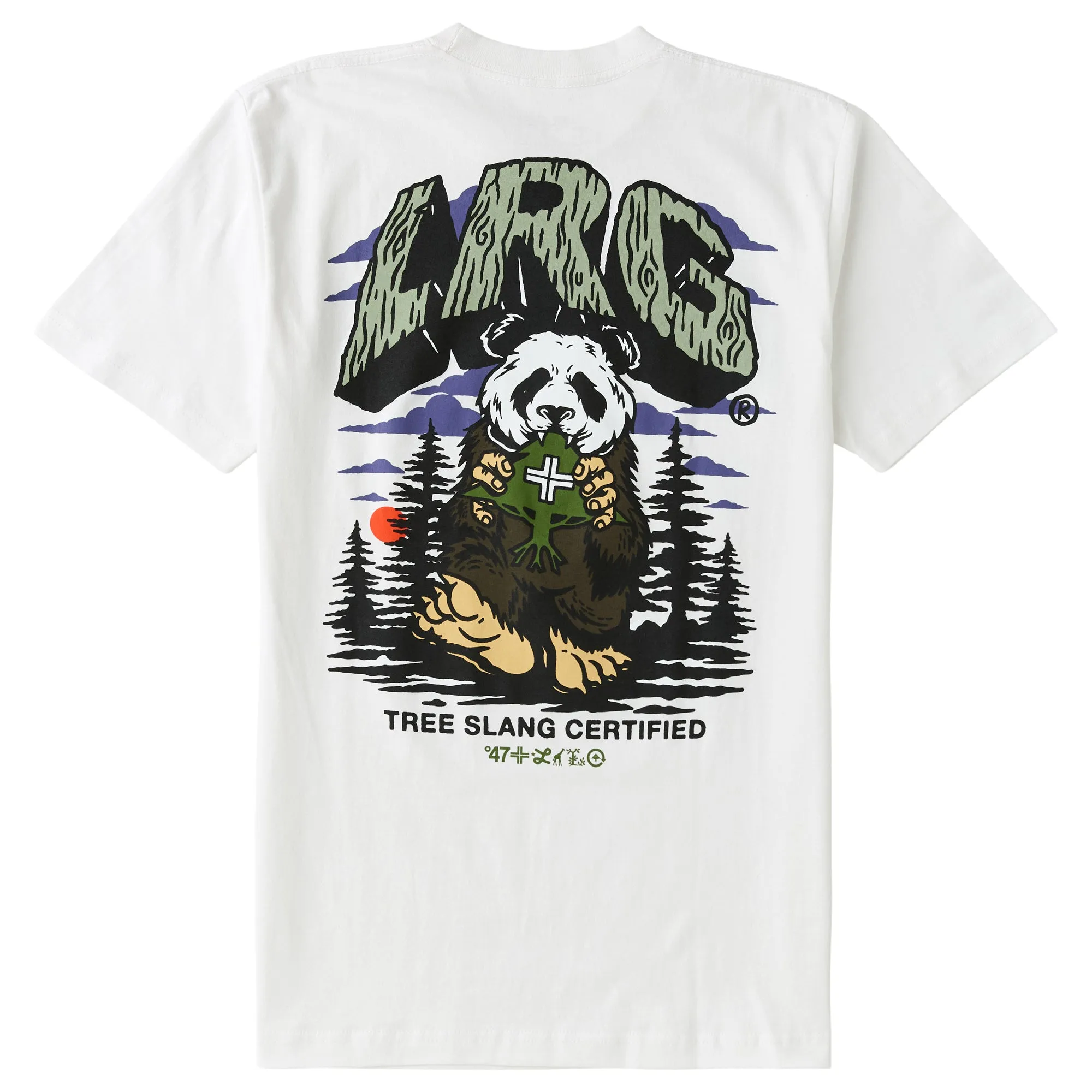 PANDA SQUATCH TEE - WHITE sold by Lrg