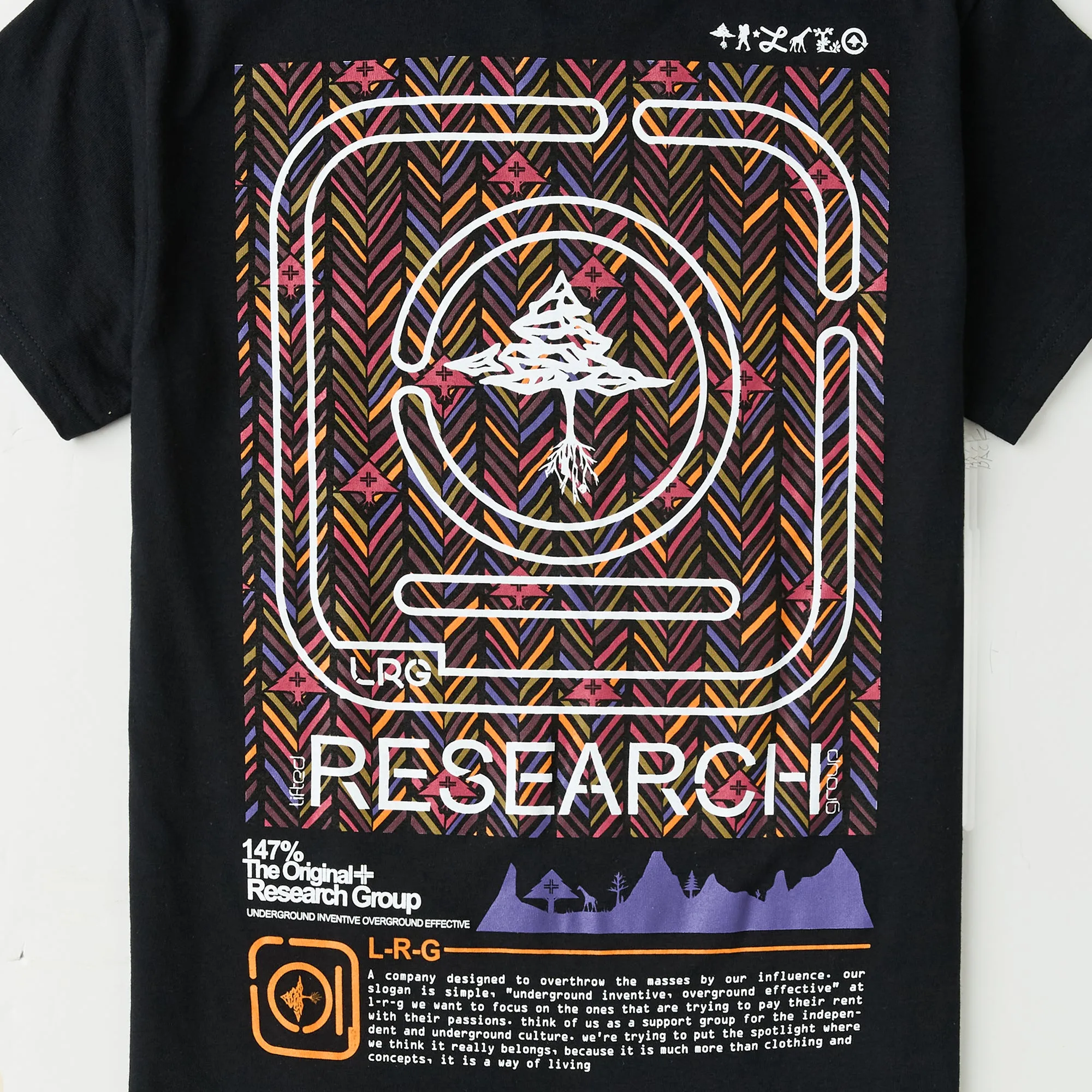 NATURAL RESERVE TEE - BLACK sold by Lrg product image thumbnail 3