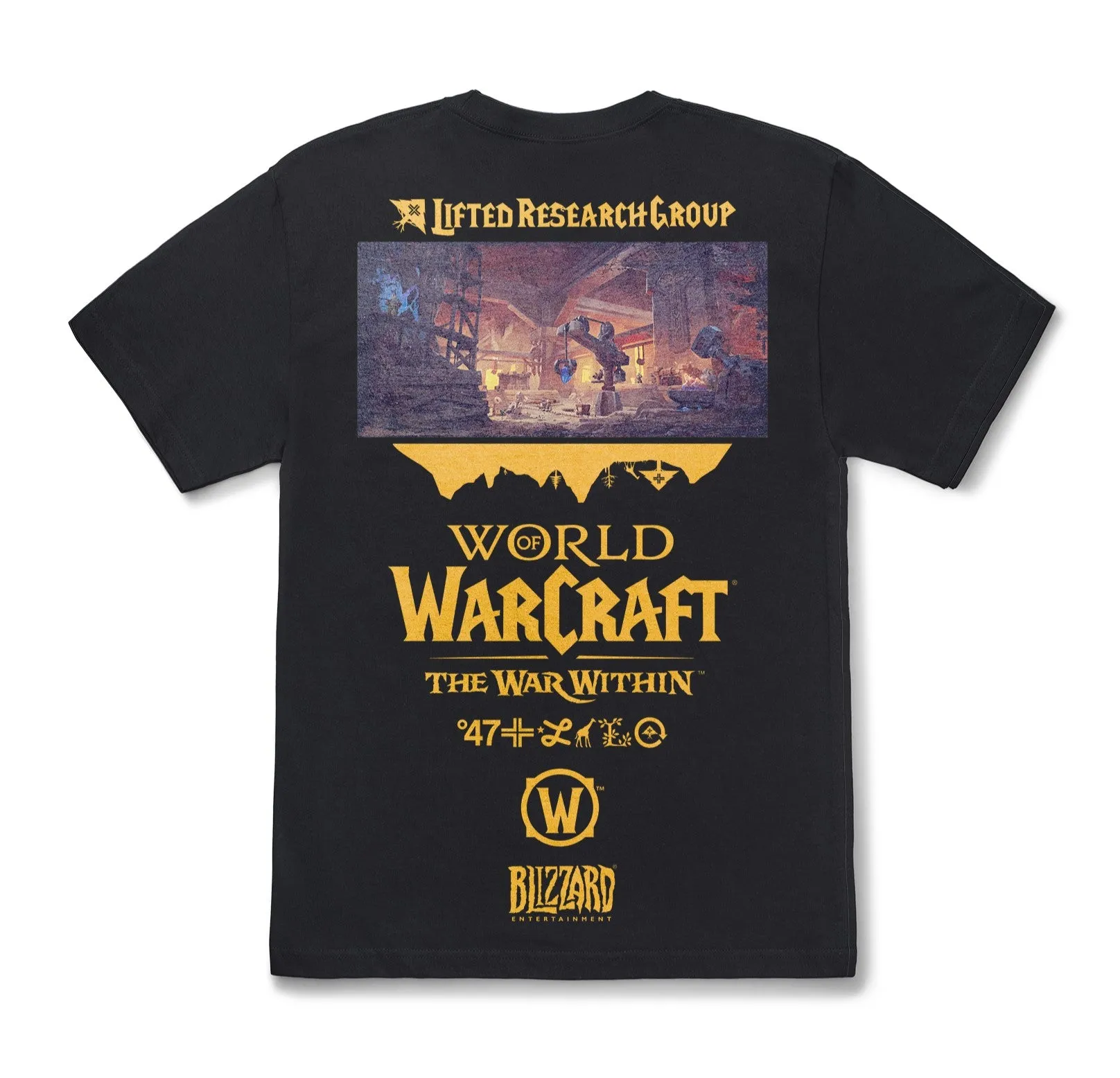 W.O.W. X LRG WORLD OF INDUSTRY TEE - BLACK sold by Lrg