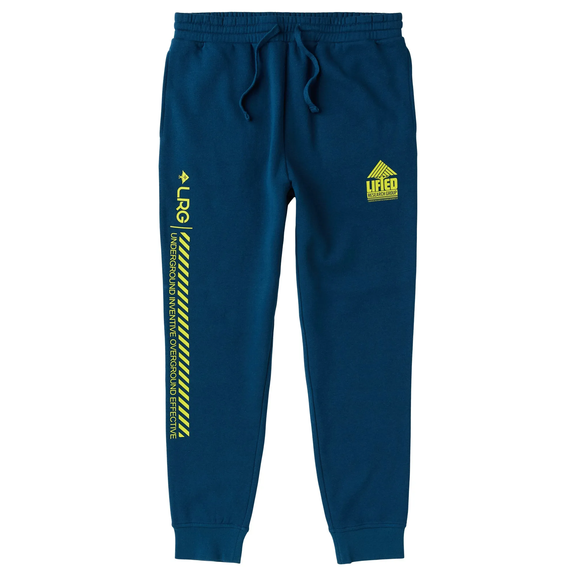 LIFTED MOUNTAIN ERRING JOGGER SWEATPANTS - NAVY sold by Lrg