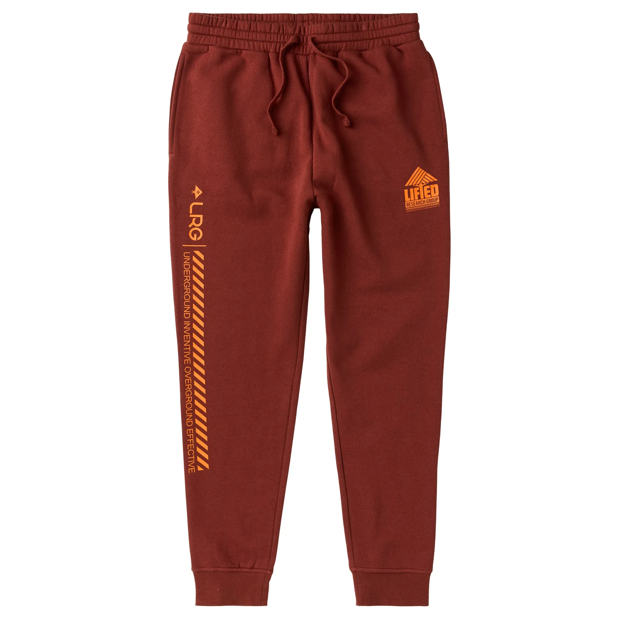 LIFTED MOUNTAIN ERRING JOGGER SWEATPANTS - BRICK sold by Lrg