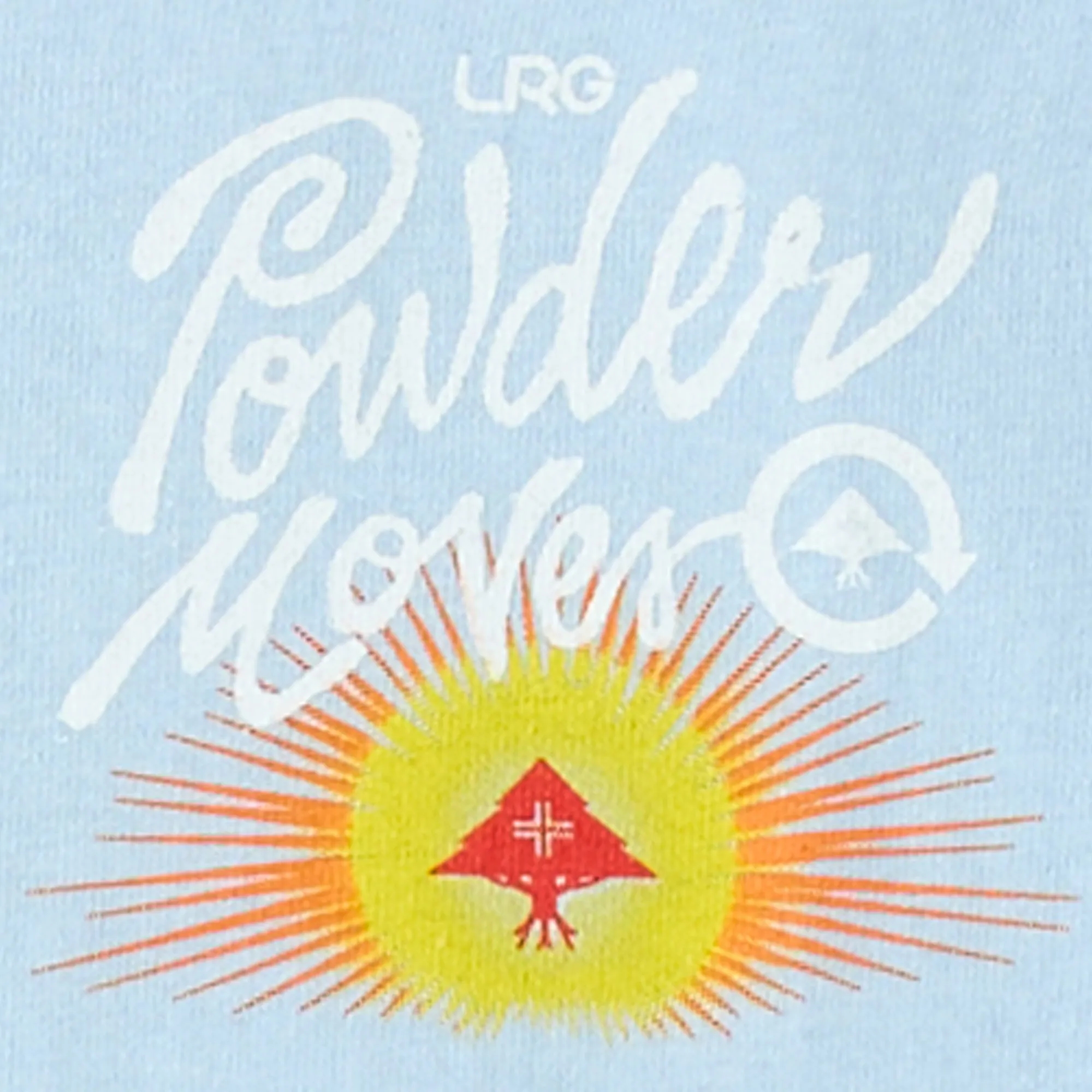 POWDER MOVES TEE - POWDER BLUE sold by Lrg product image thumbnail 3