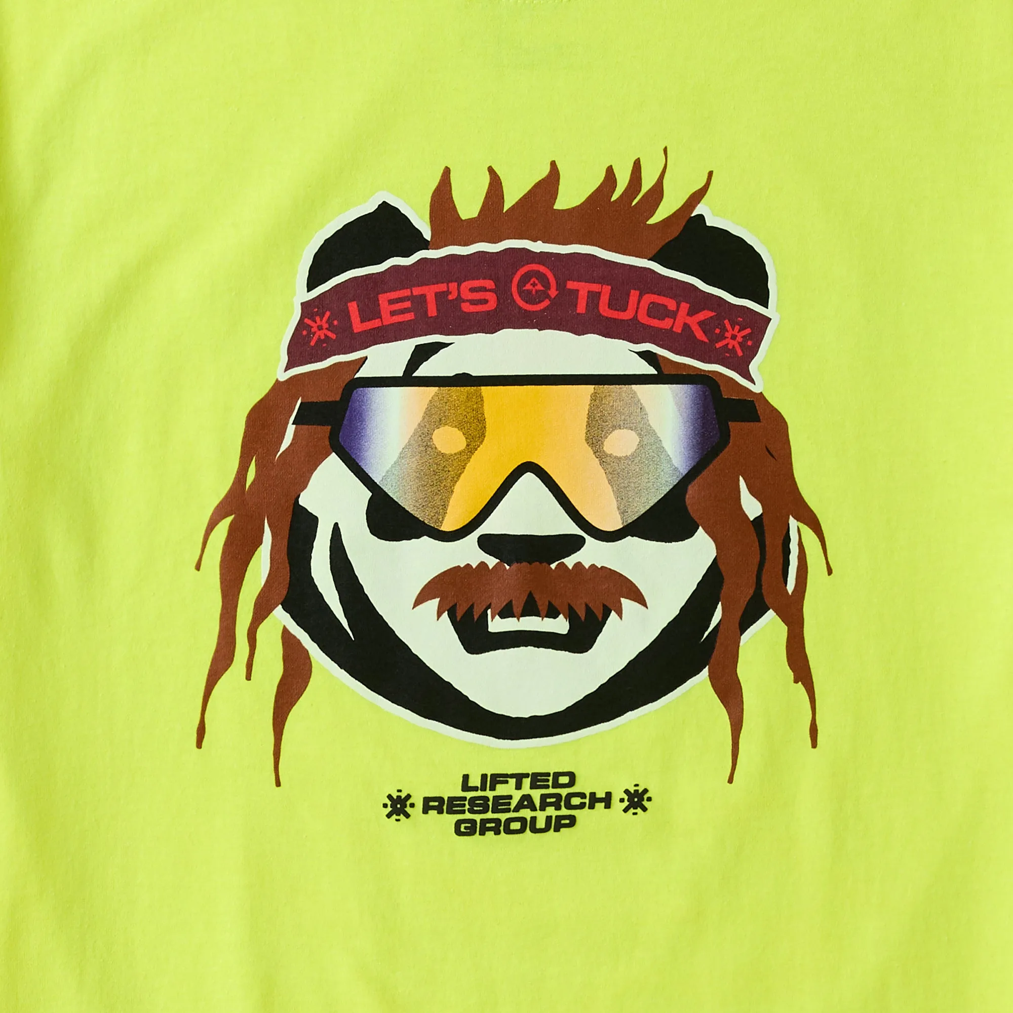 LET'S TUCK TEE - SAFTETY GREEN sold by Lrg product image thumbnail 2