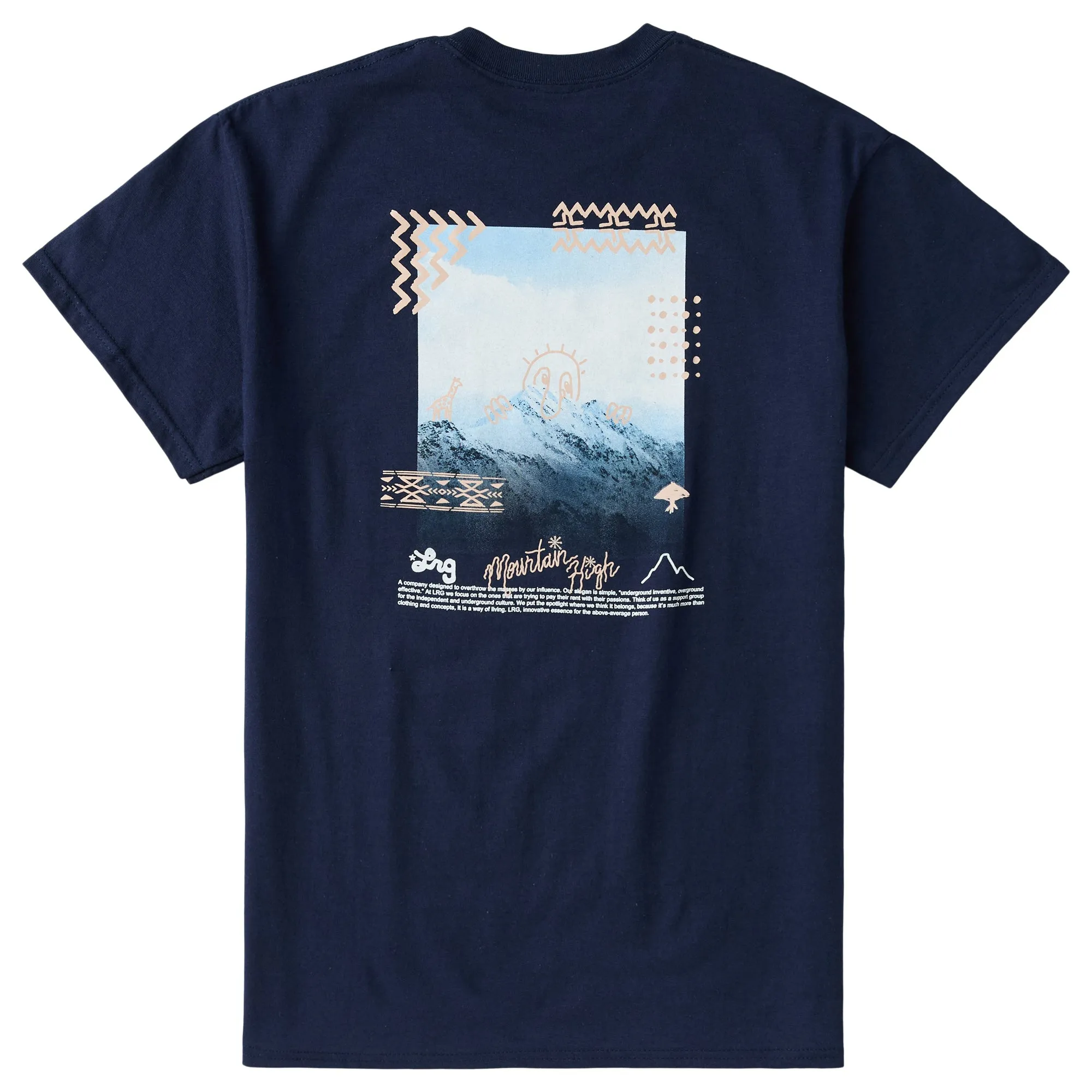 MOUNTAIN HIGH TEE - NAVY sold by Lrg product image thumbnail 2