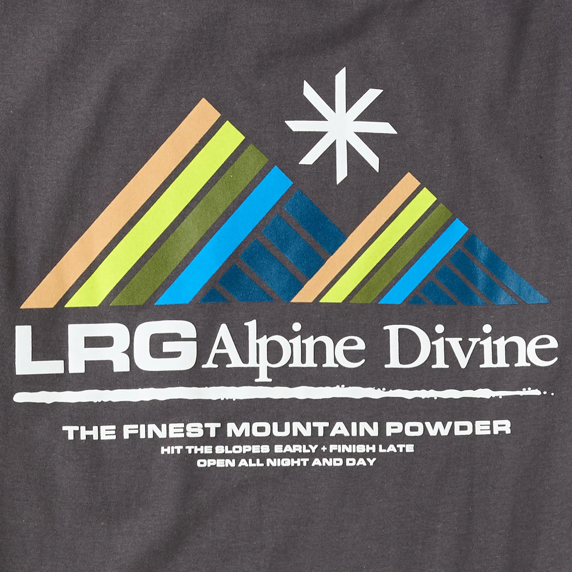 ALPINE DIVINE TEE - CHARCOAL sold by Lrg product image thumbnail 4