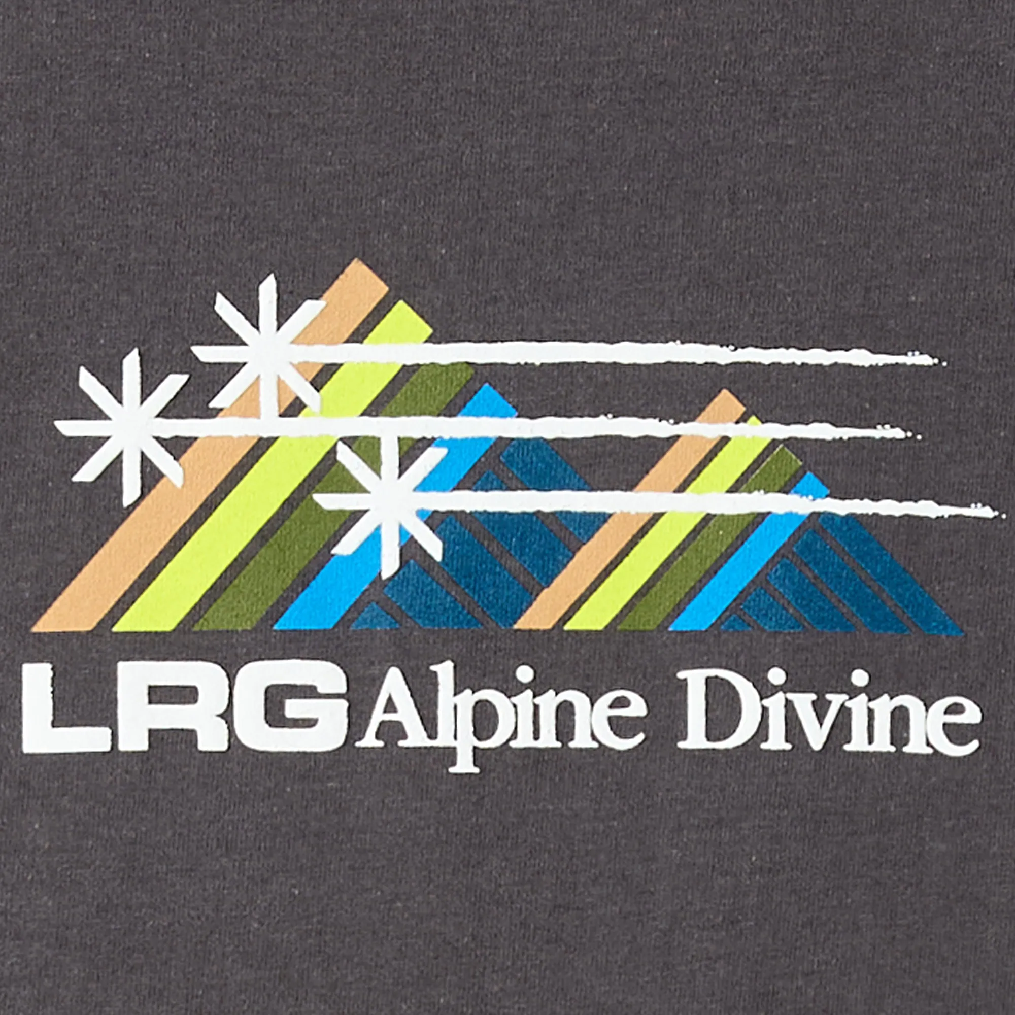 ALPINE DIVINE TEE - CHARCOAL sold by Lrg product image thumbnail 3