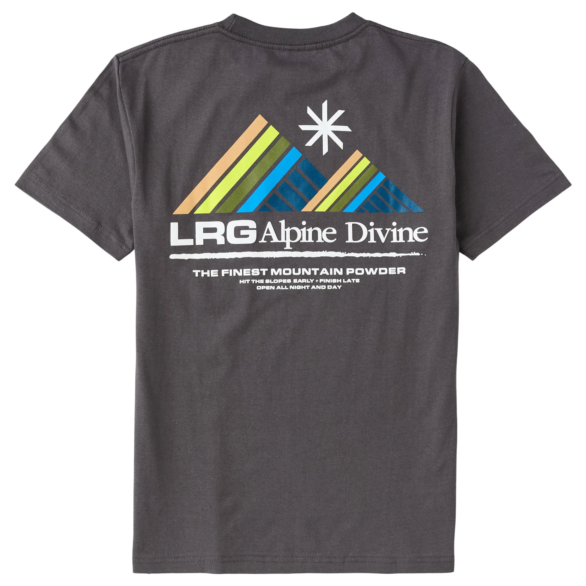 ALPINE DIVINE TEE - CHARCOAL sold by Lrg product image thumbnail 2