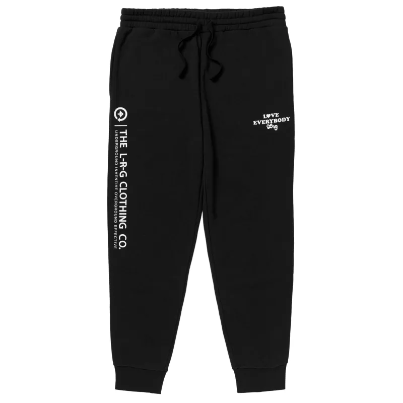 LOVE FOR EVERYBODY JOGGER SWEATPANTS - BLACK sold by Lrg