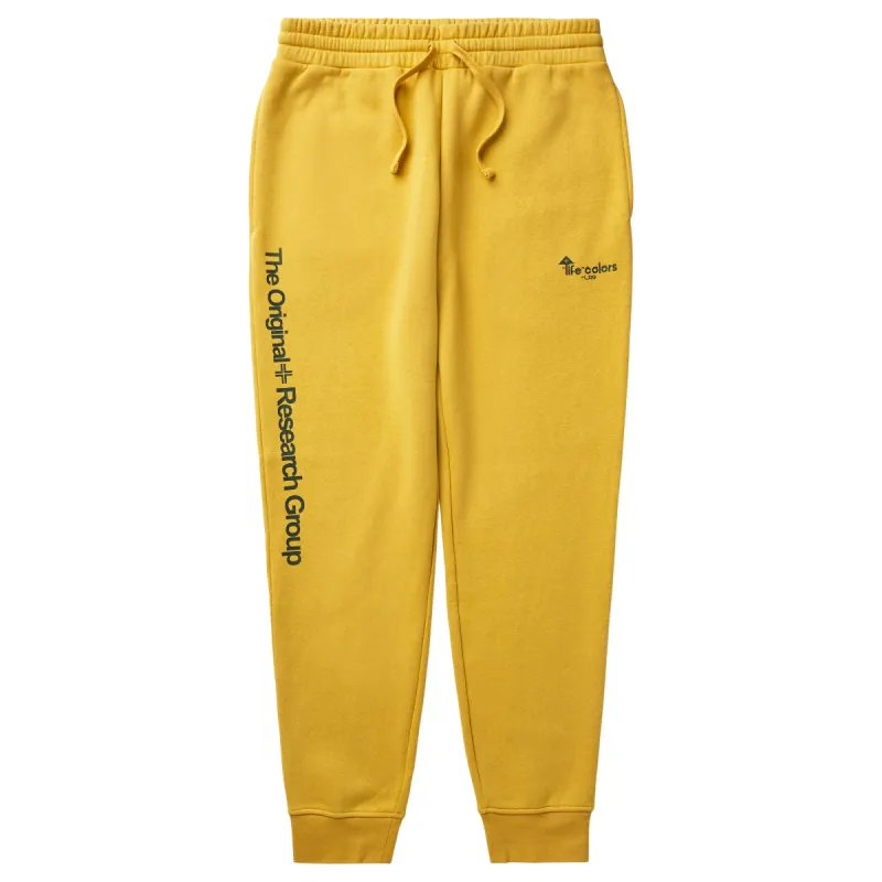 LIFE COLORS JOGGER SWEATPANTS - LEMON CURRY sold by Lrg