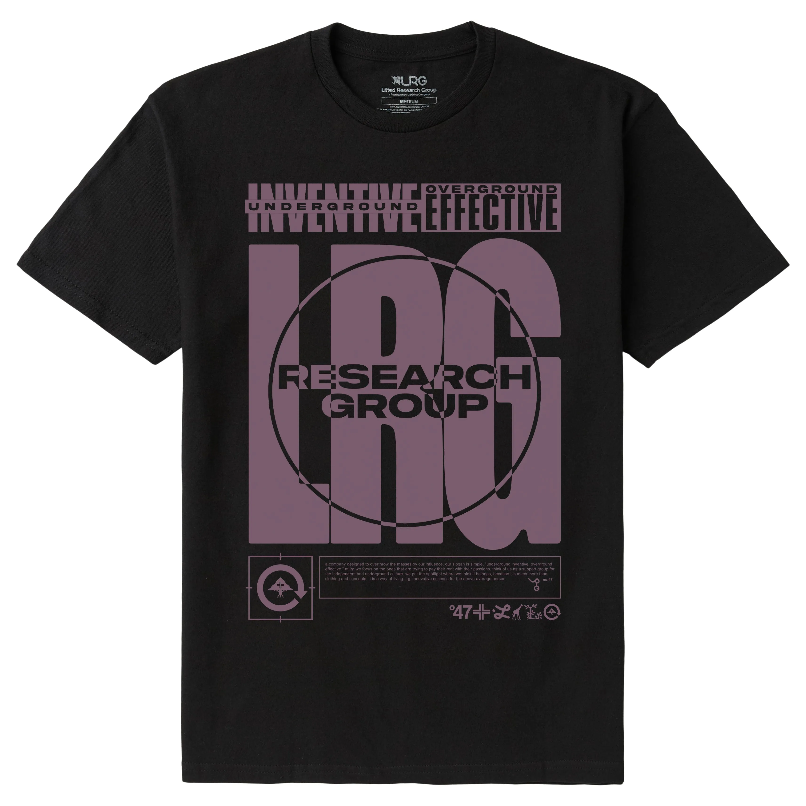 UNDERGROUND VISION TEE - BLACK sold by Lrg