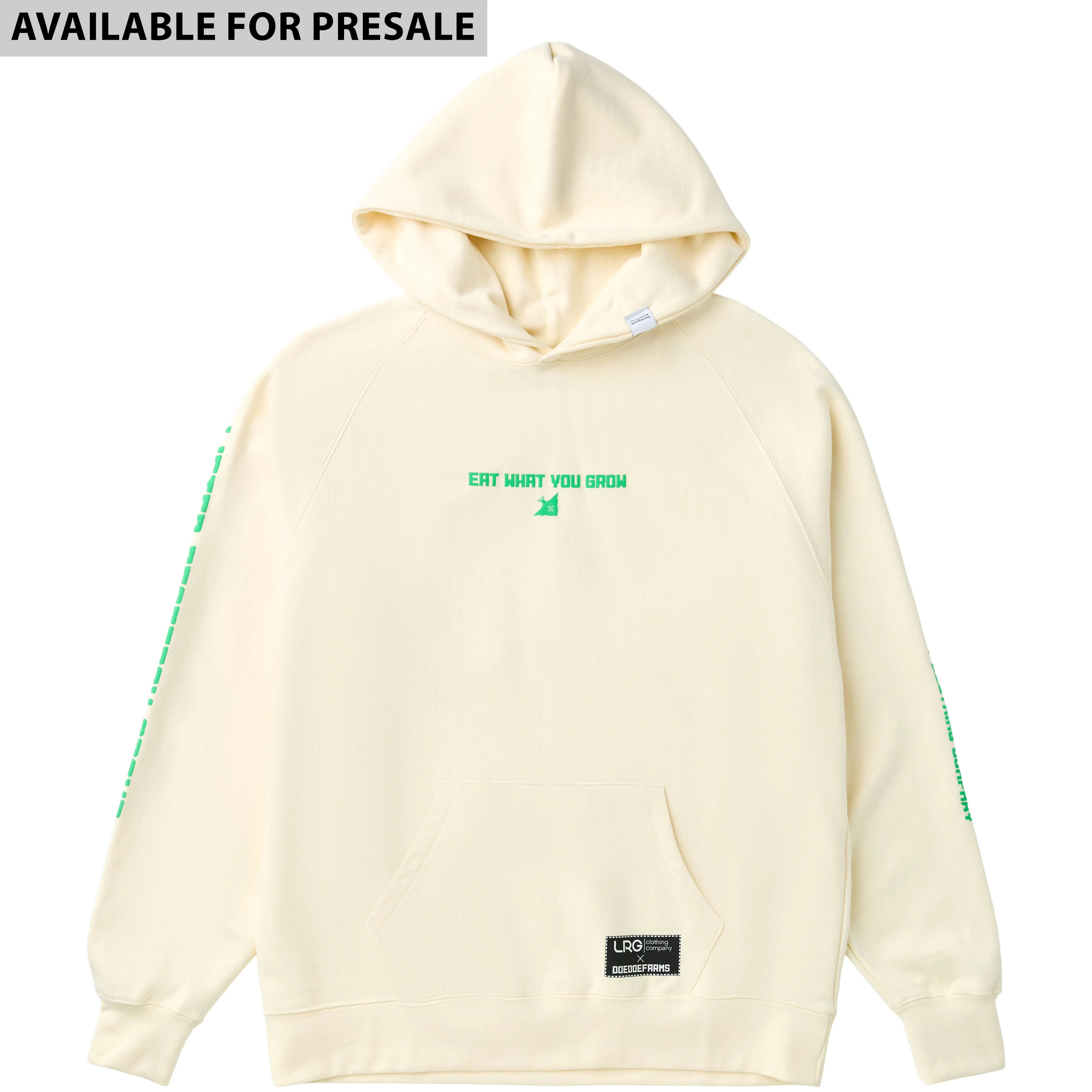 DOEDOE FARMS X LRG EAT WHAT YOU GROW HOODIE - OFF WHITE sold by Lrg product image thumbnail 2