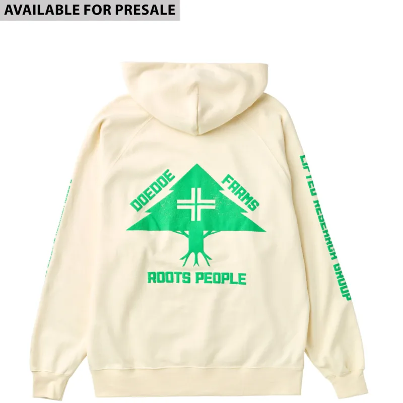 DOEDOE FARMS X LRG EAT WHAT YOU GROW HOODIE - OFF WHITE sold by Lrg