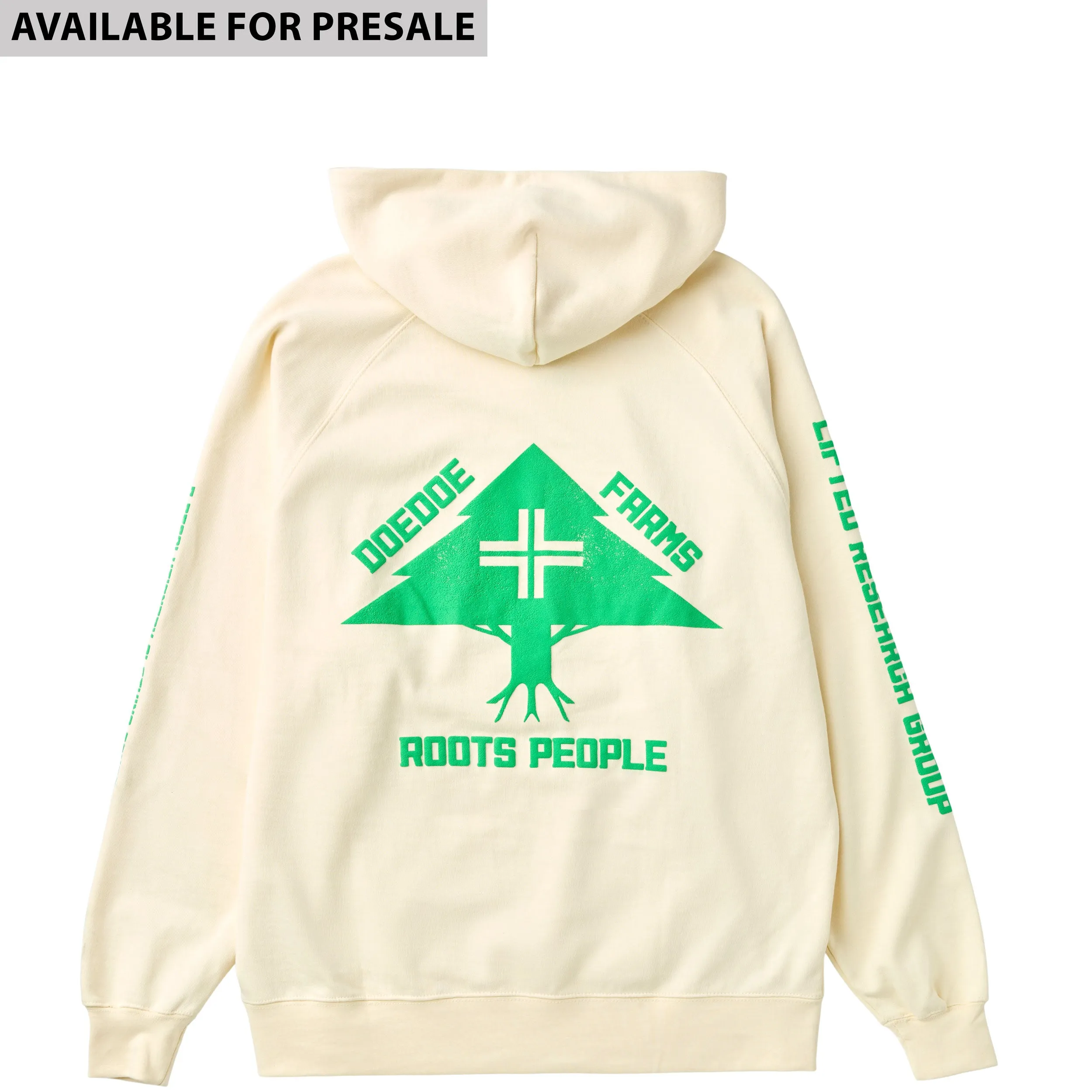 DOEDOE FARMS X LRG EAT WHAT YOU GROW HOODIE - OFF WHITE sold by Lrg