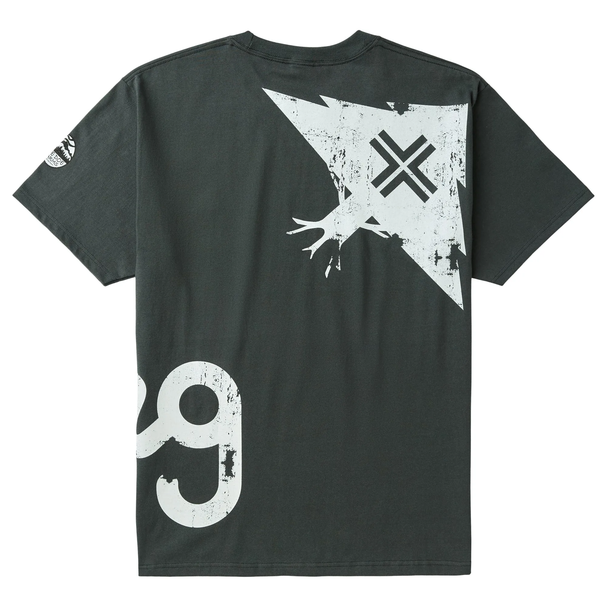DOEDOE FARMS X LRG OVERSIZED CURSIVE SCRIPT TEE - BLACK sold by Lrg product image thumbnail 2