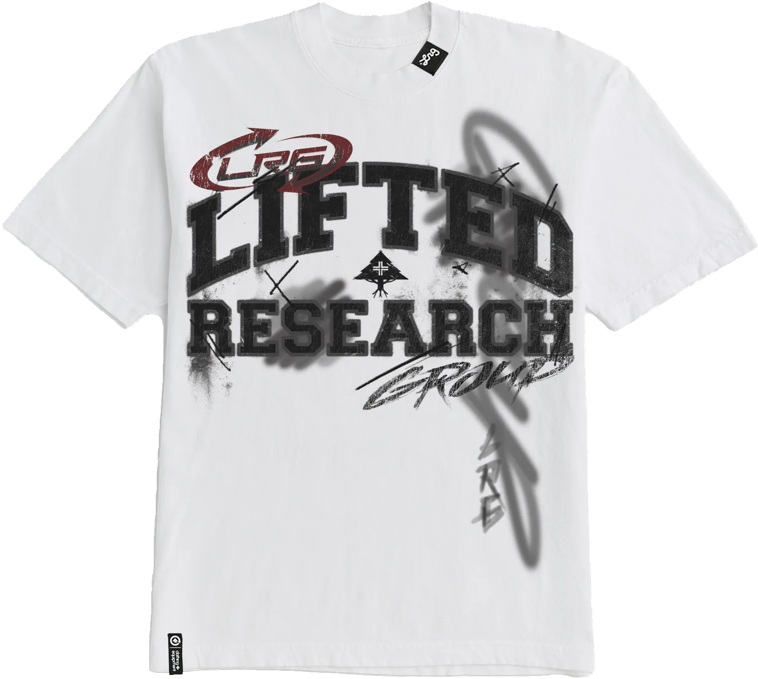 RESEARCH COLLAGE TEE - WHITE sold by Lrg