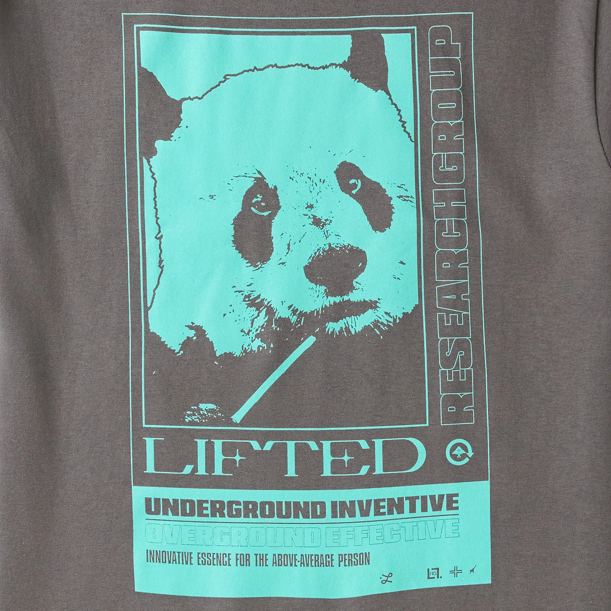 ALL EFFECTIVE PANDA TEE - CHARCOAL sold by Lrg product image thumbnail 2