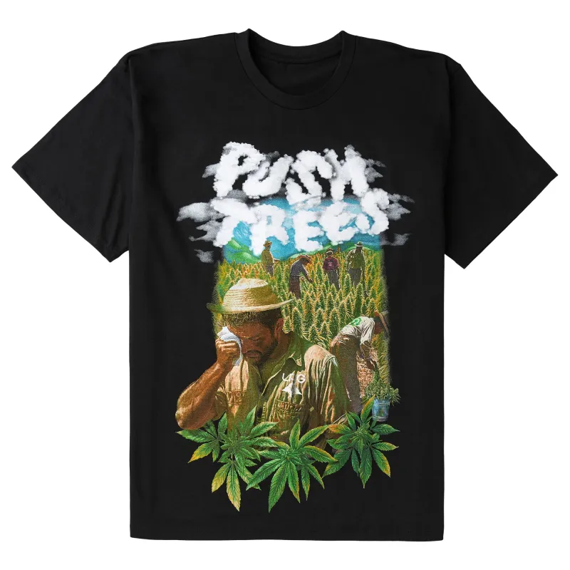 PUSH TREES FARM TEE - BLACK sold by Lrg