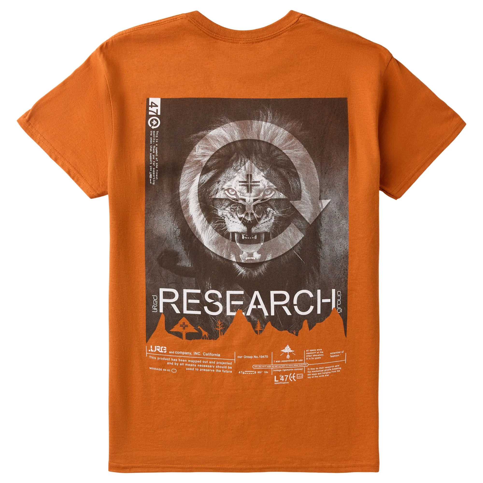 ON THE PROWL TEE - TIGER ORANGE sold by Lrg