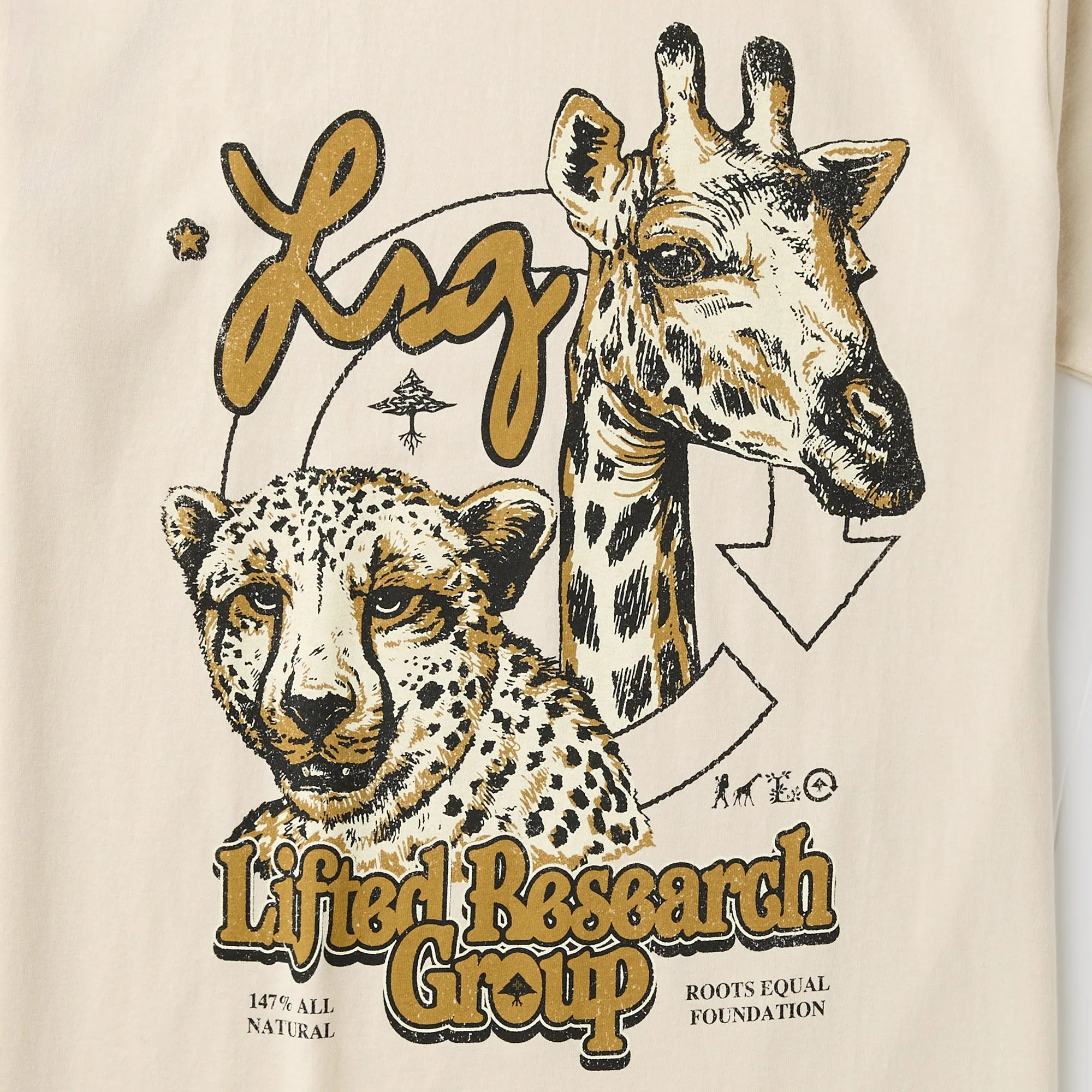 FOUNDATION TEE - CREAM sold by Lrg product image thumbnail 2