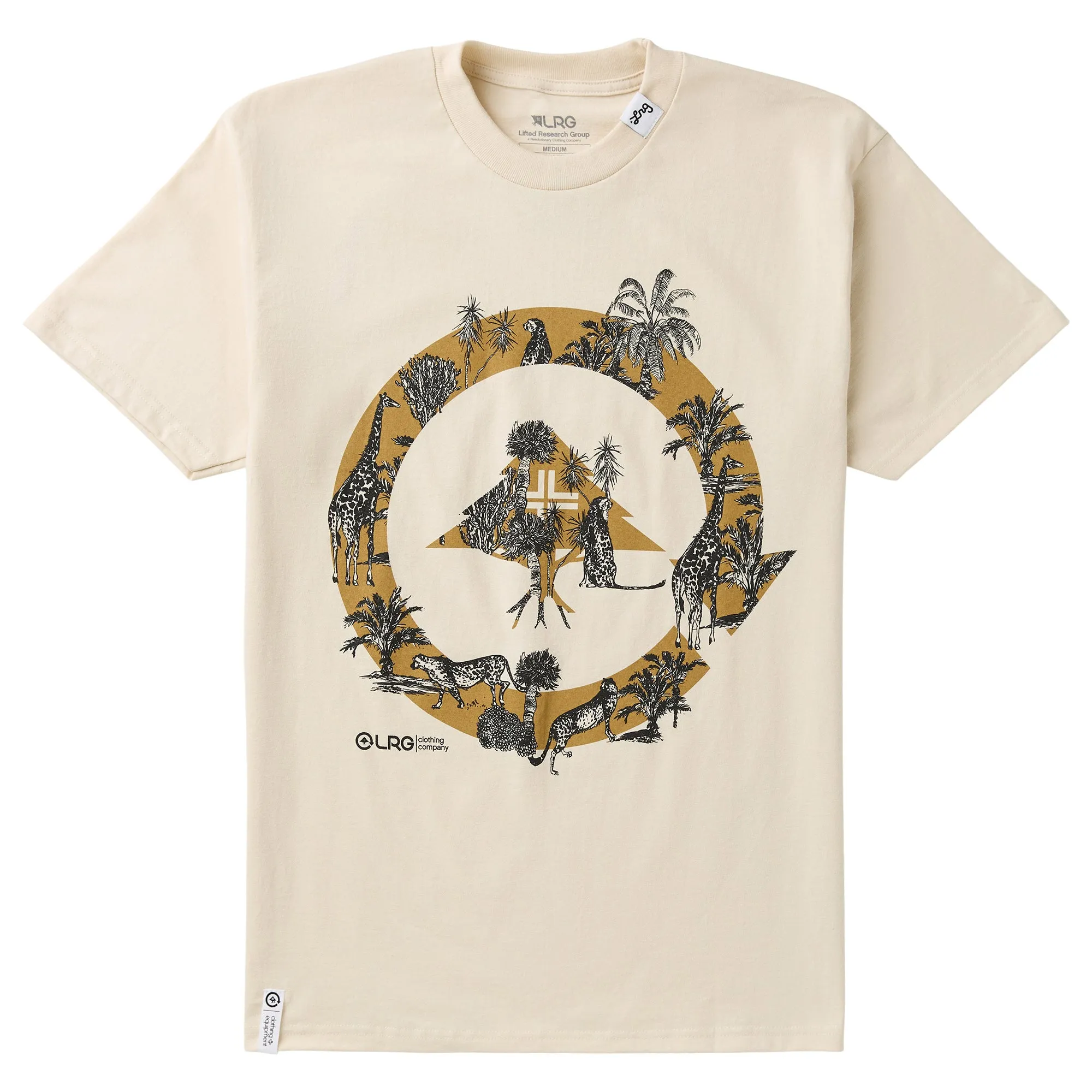 CYCLE SAFARI TEE - CREAM sold by Lrg