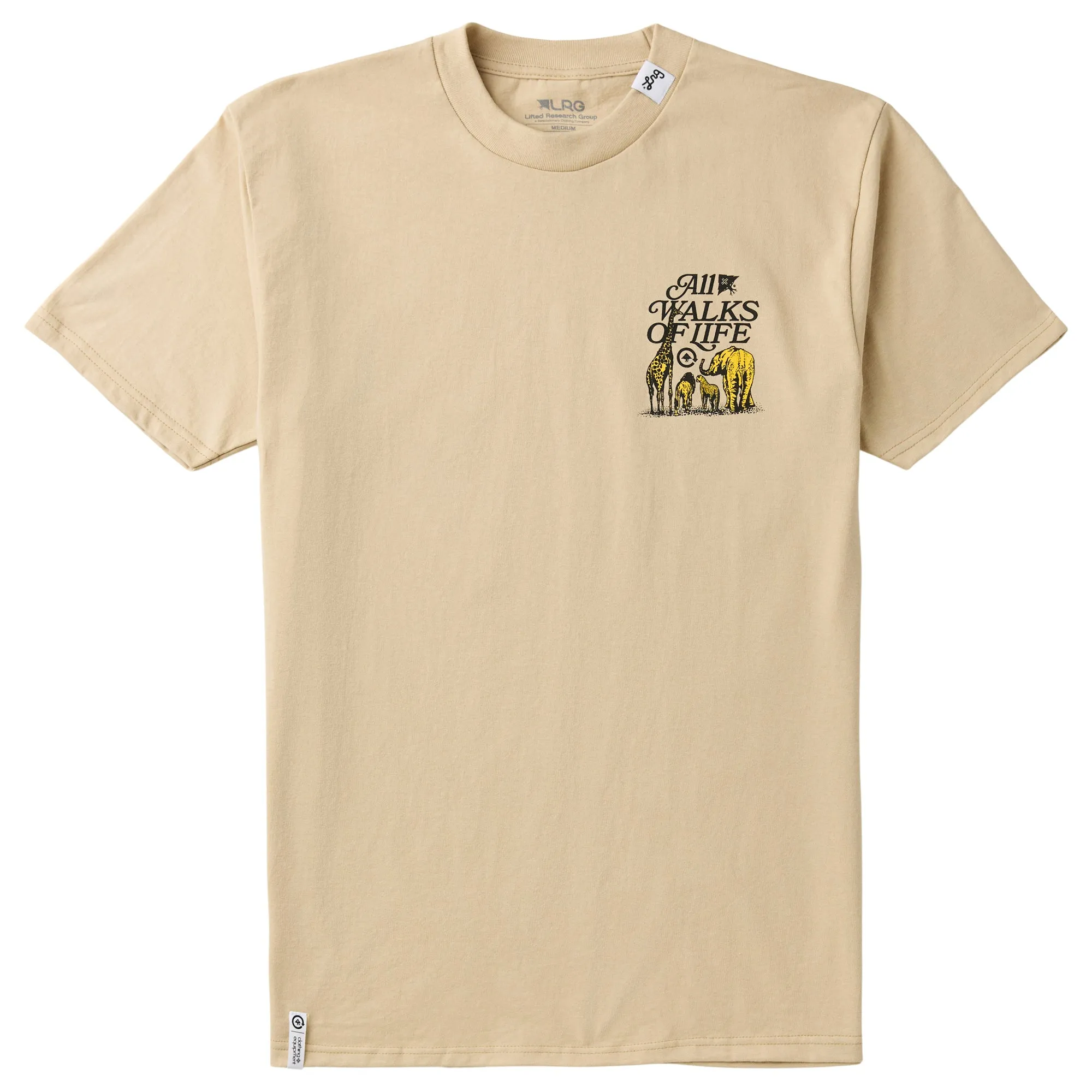 ALL WALKS TEE - SAND sold by Lrg product image thumbnail 2