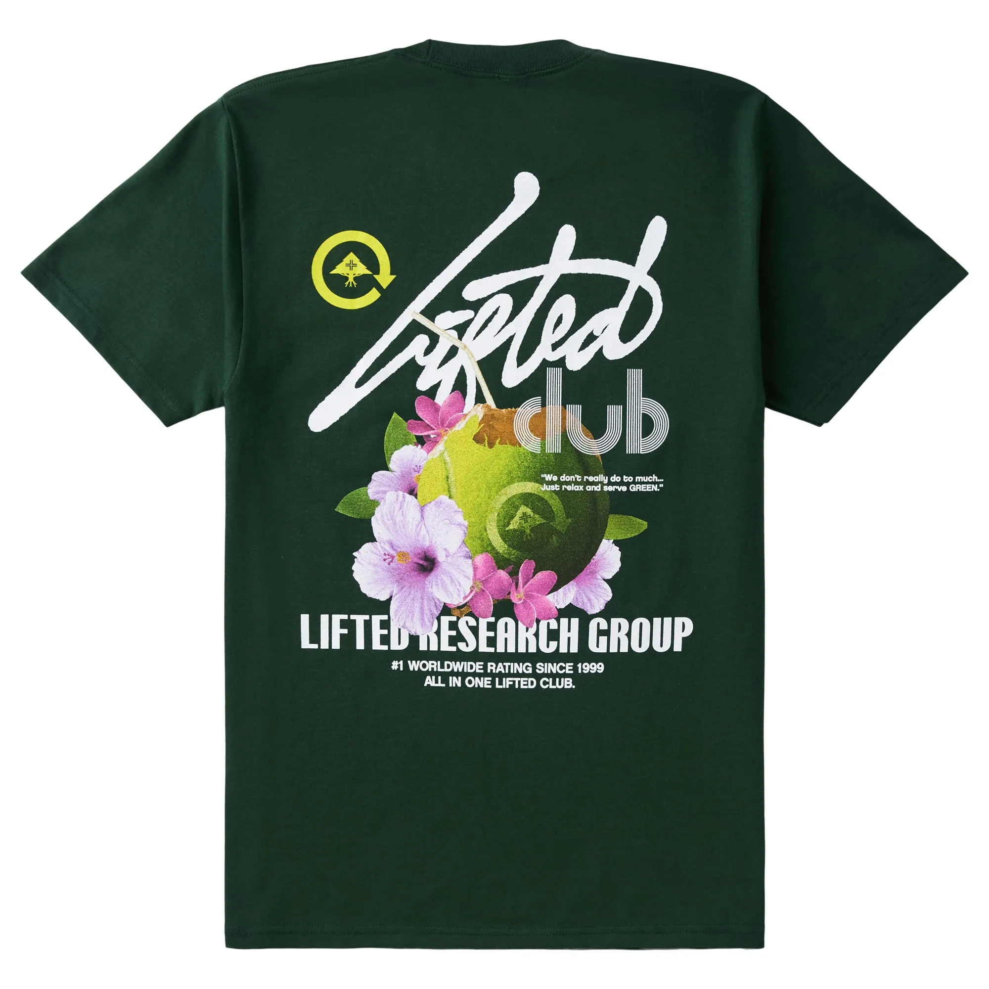 LIFTED CLUB TEE - DARK GREEN sold by Lrg product image thumbnail 2
