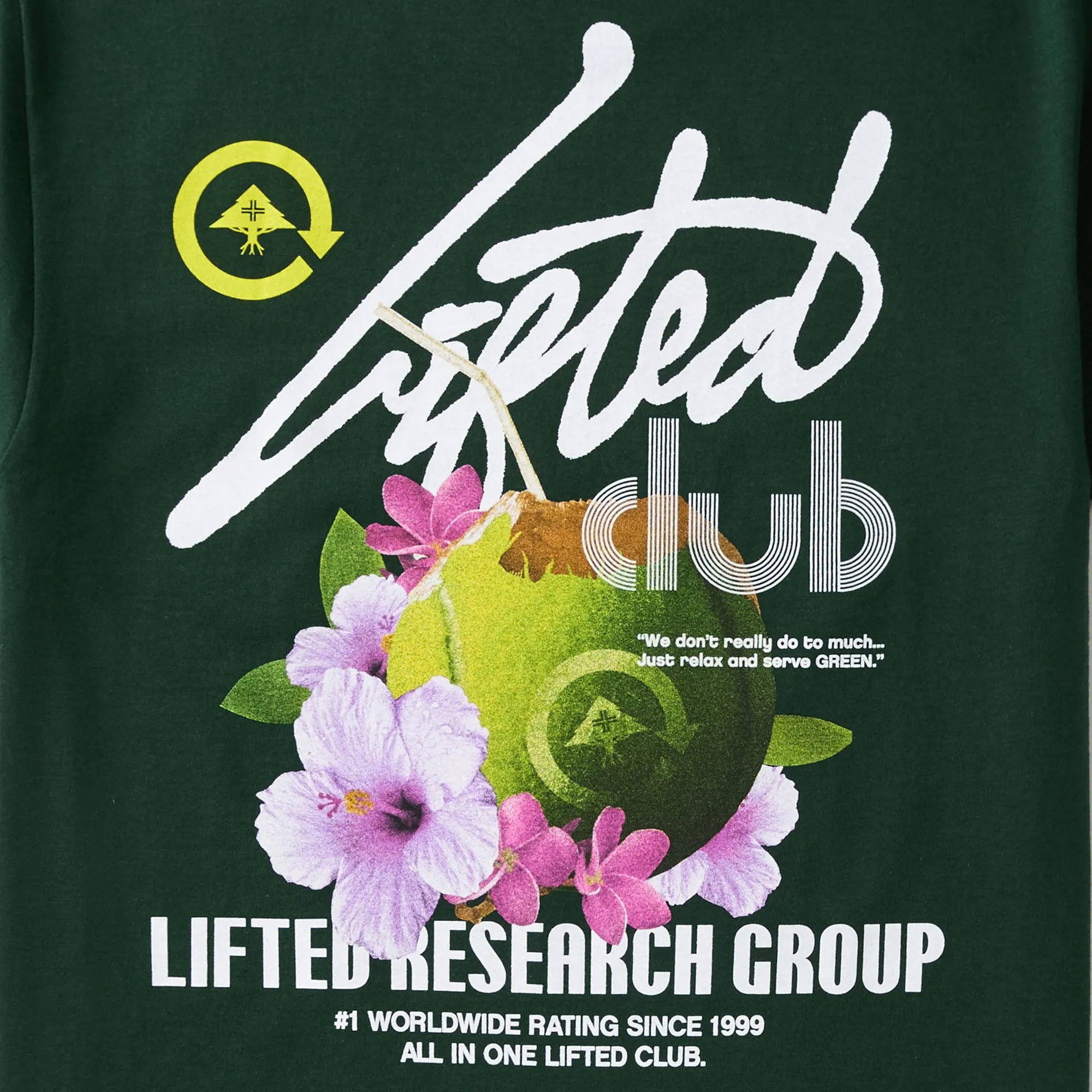 LIFTED CLUB TEE - DARK GREEN sold by Lrg product image thumbnail 5
