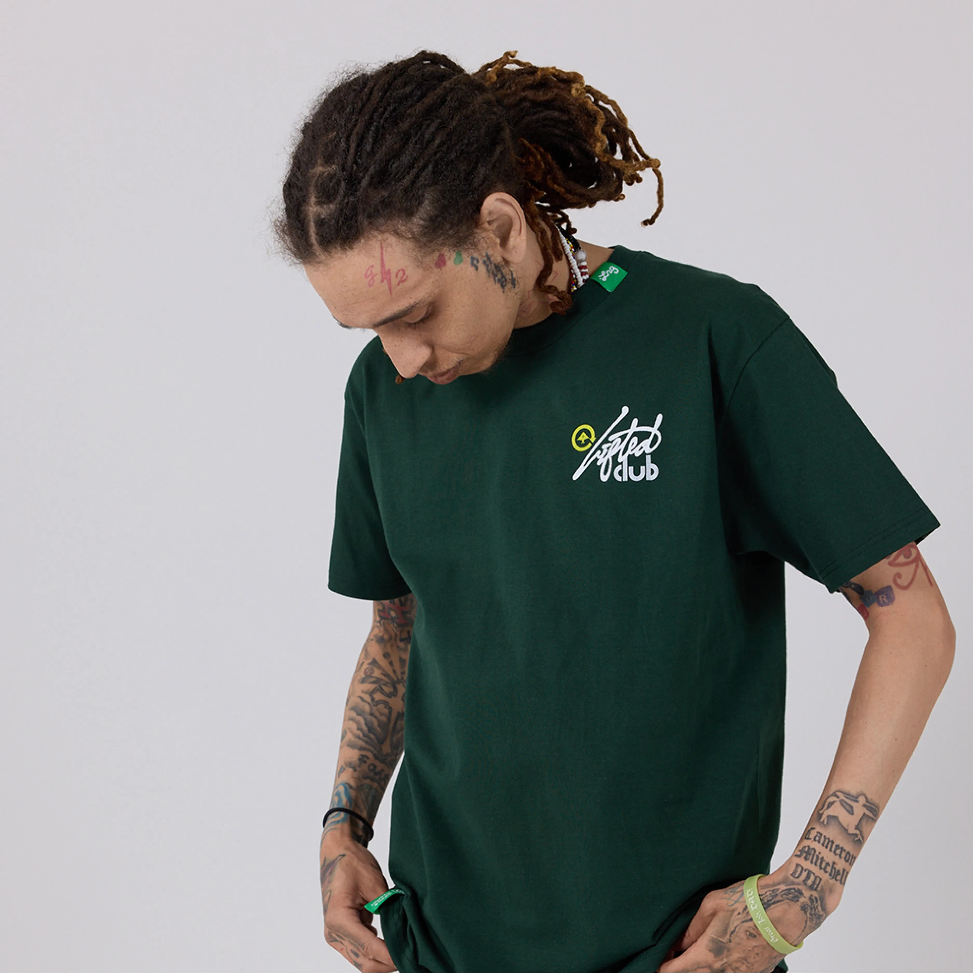 LIFTED CLUB TEE - DARK GREEN sold by Lrg product image thumbnail 4