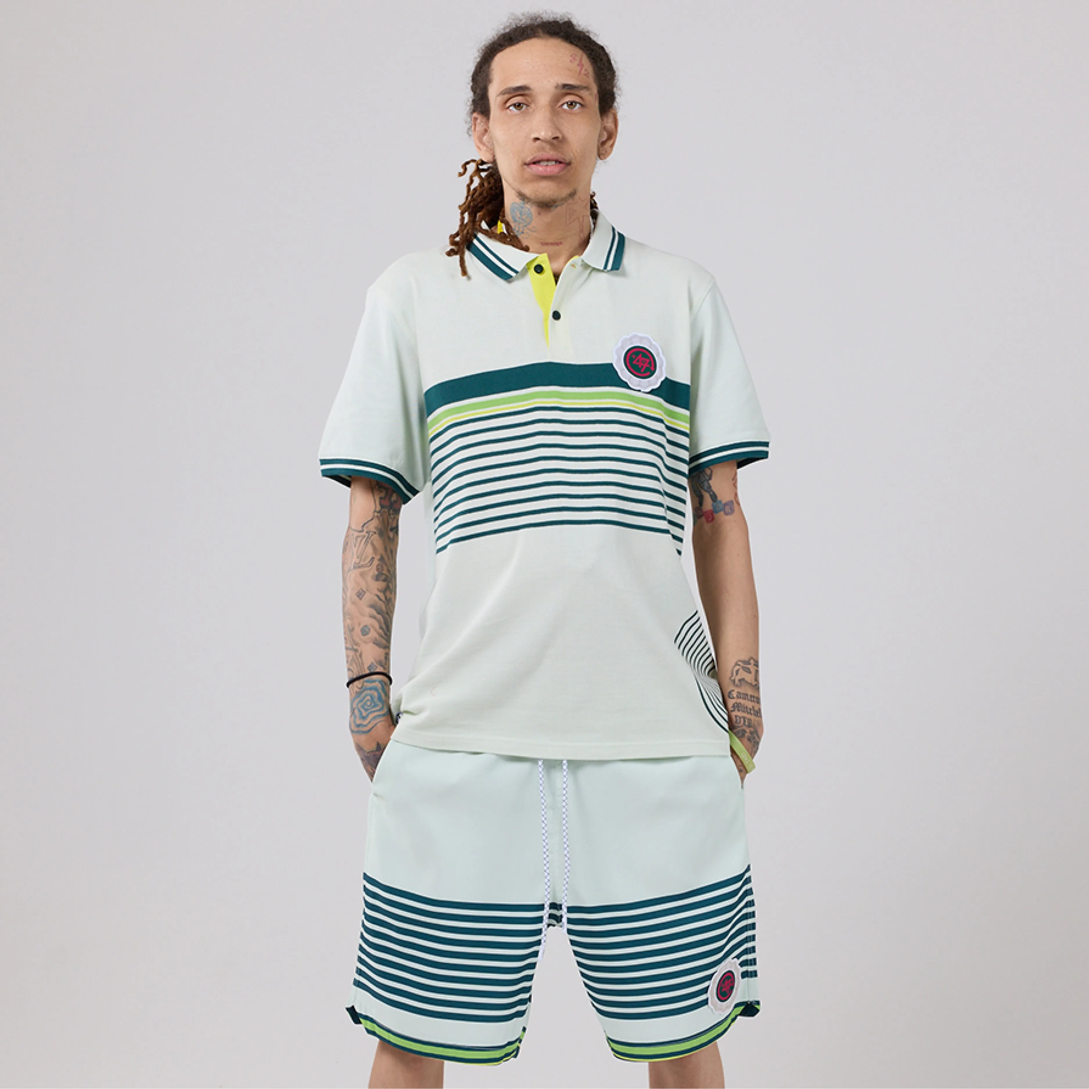 LAST RESORT PIQUE POLO - LIGHT JADE sold by Lrg product image thumbnail 2