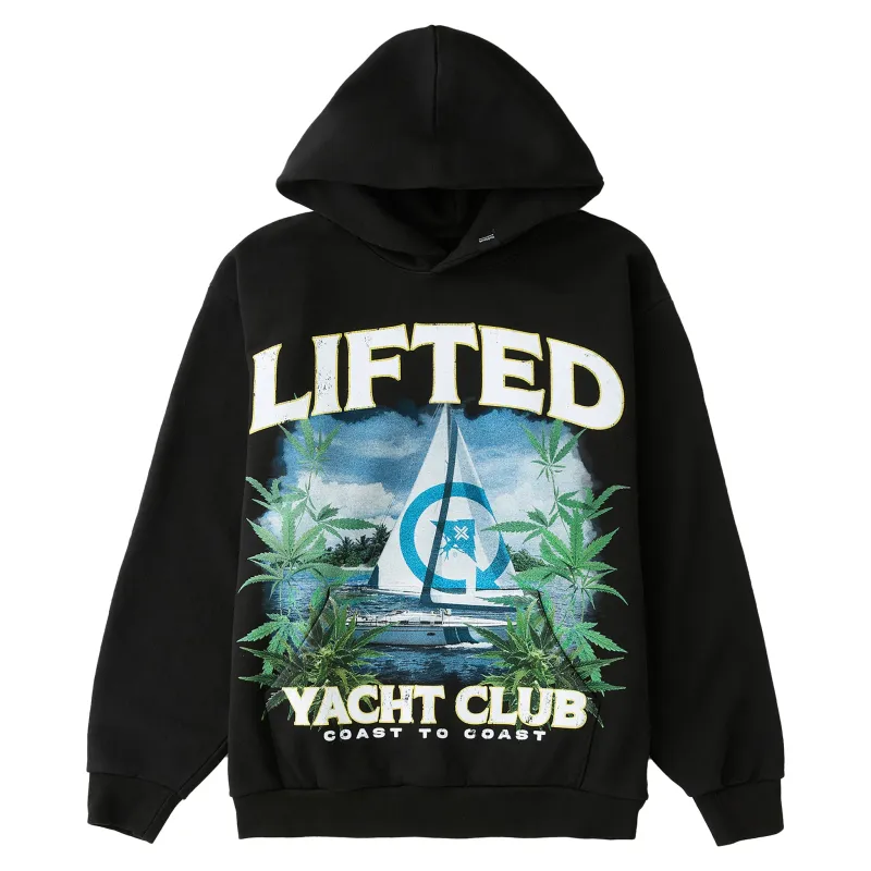YACHT CLUB HOODIE - BLACK sold by Lrg