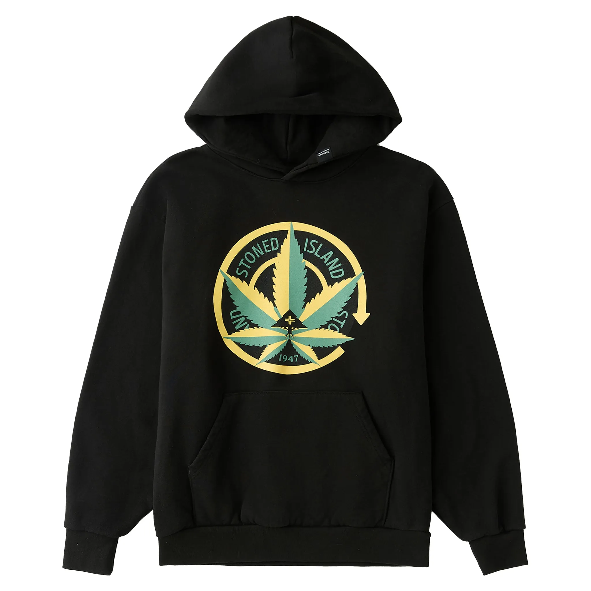 STONED ISLAND HOODIE - BLACK sold by Lrg