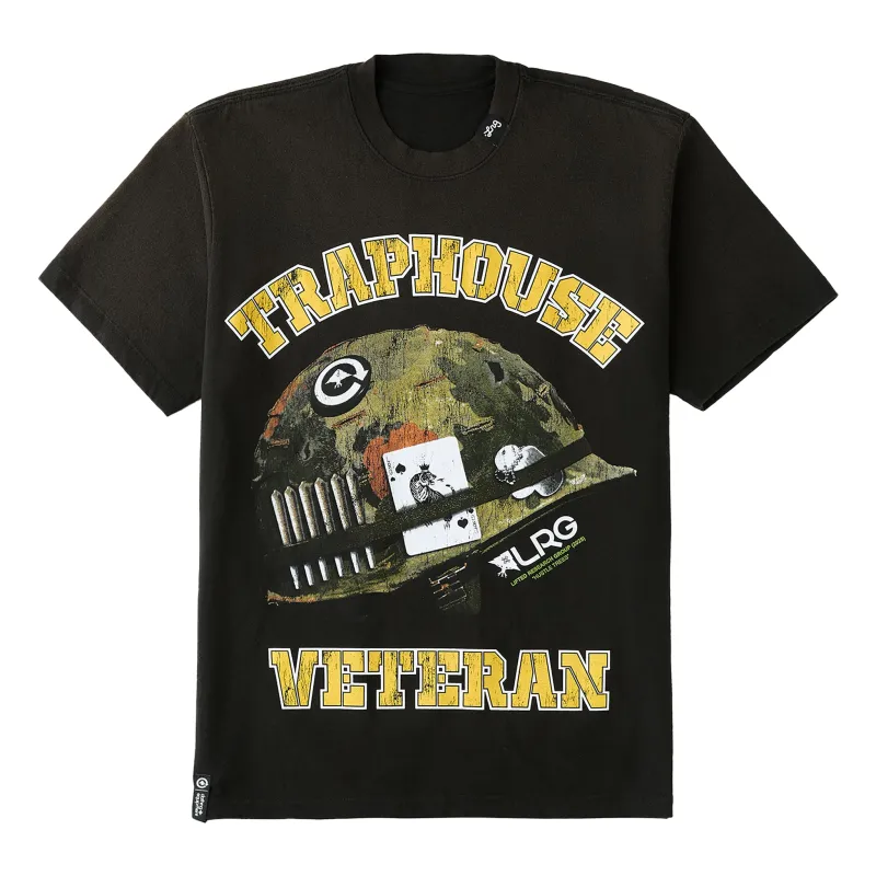 TRAPHOUSE VETERAN SS TEE Black sold by Lrg