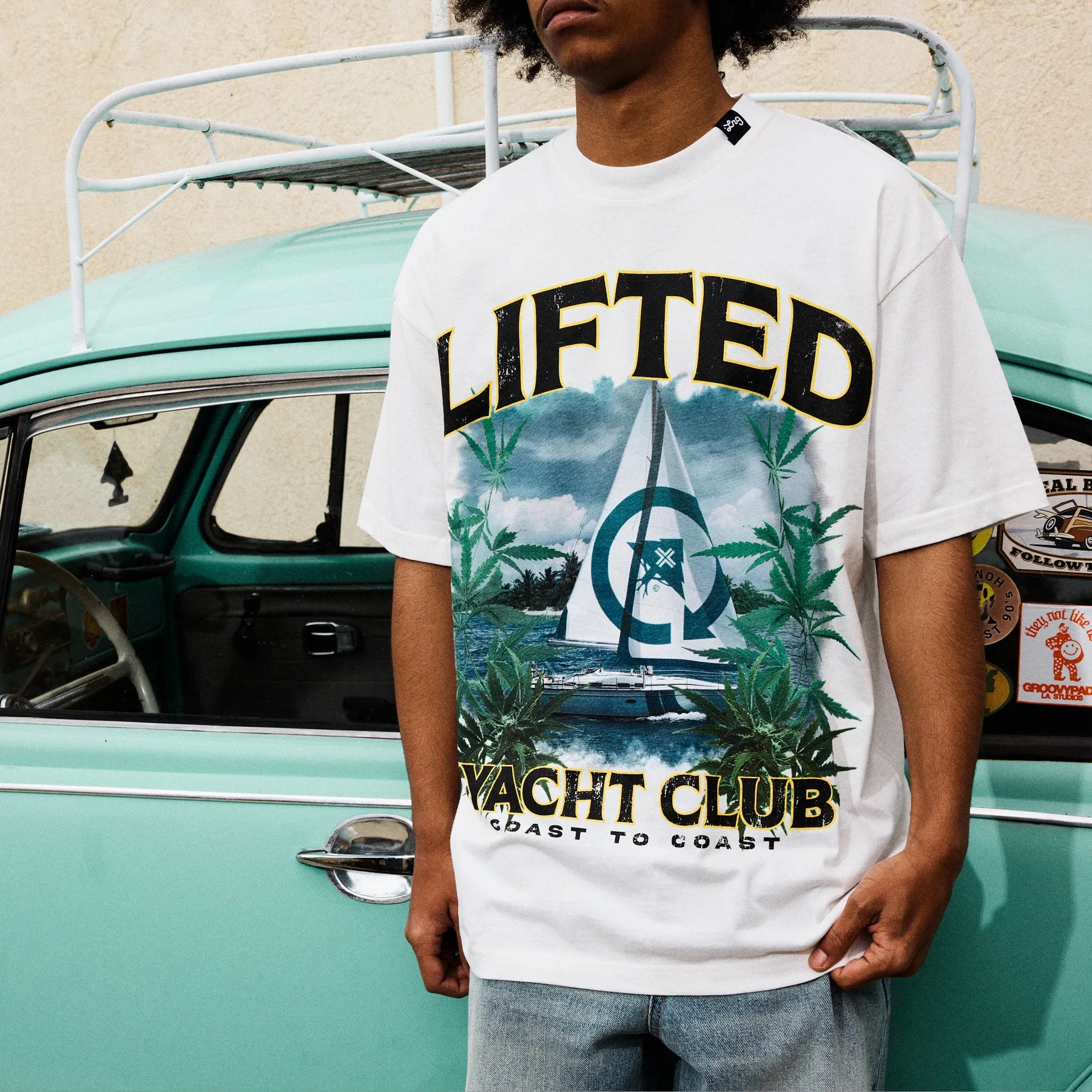 YACHT CLUB TEE - WHITE sold by Lrg product image thumbnail 5