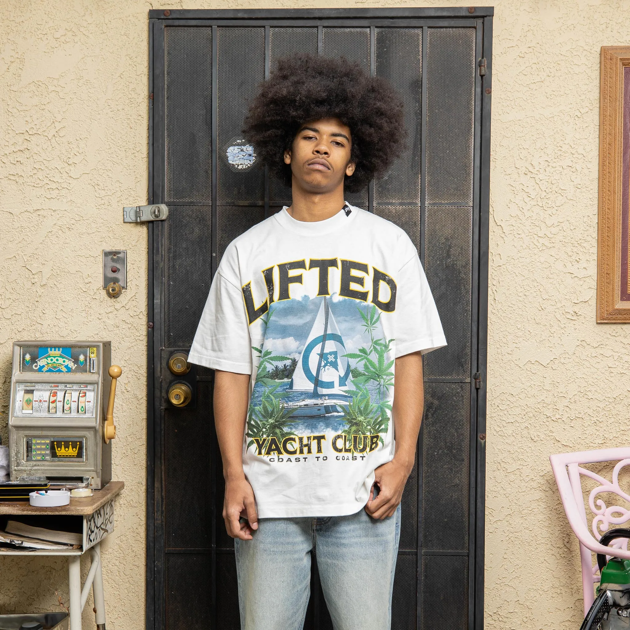 YACHT CLUB TEE - WHITE sold by Lrg product image thumbnail 2