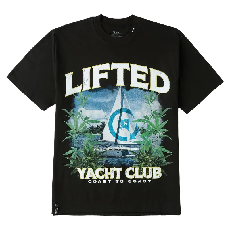 YACHT CLUB TEE - BLACK sold by Lrg
