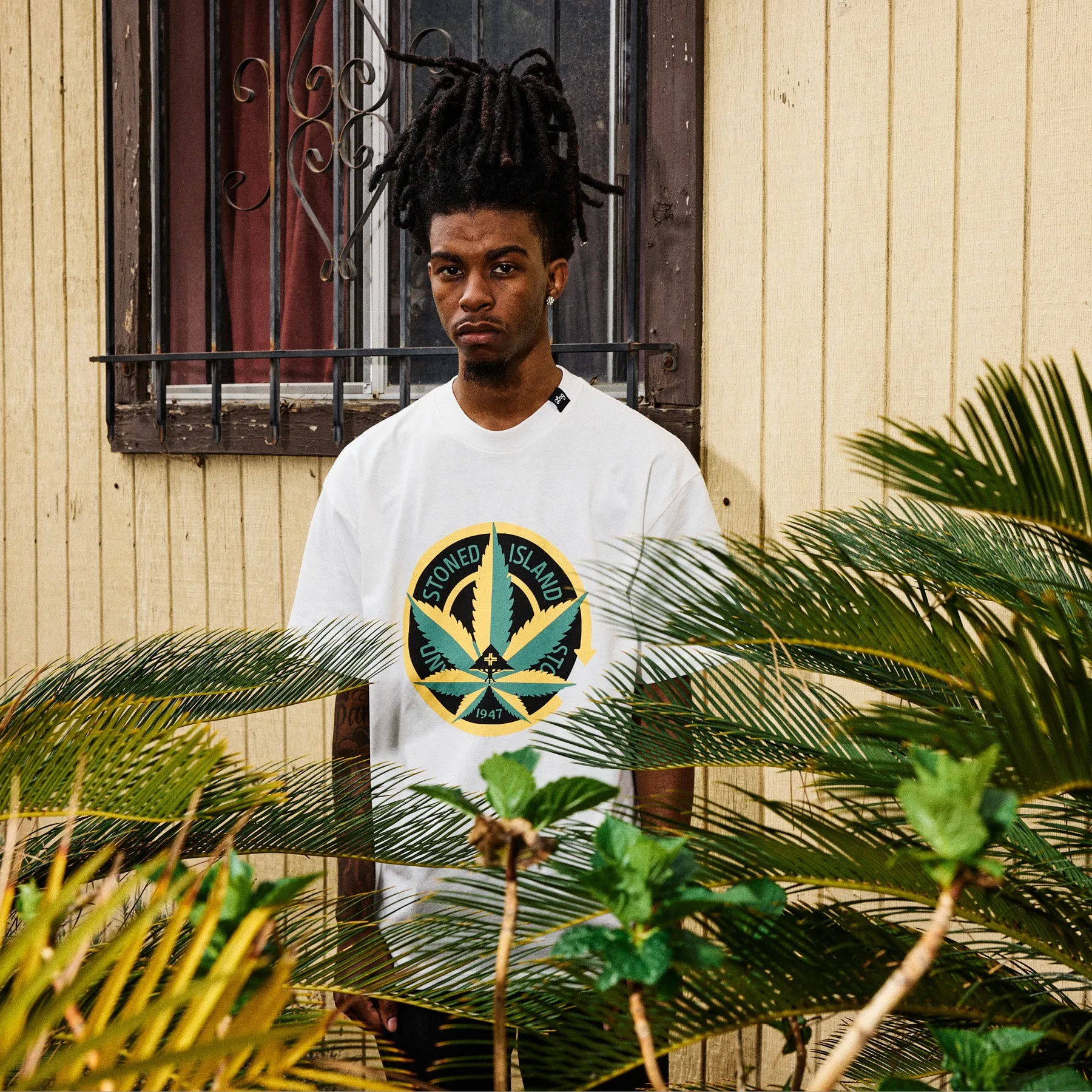 STONED ISLAND TEE - WHITE sold by Lrg product image thumbnail 5