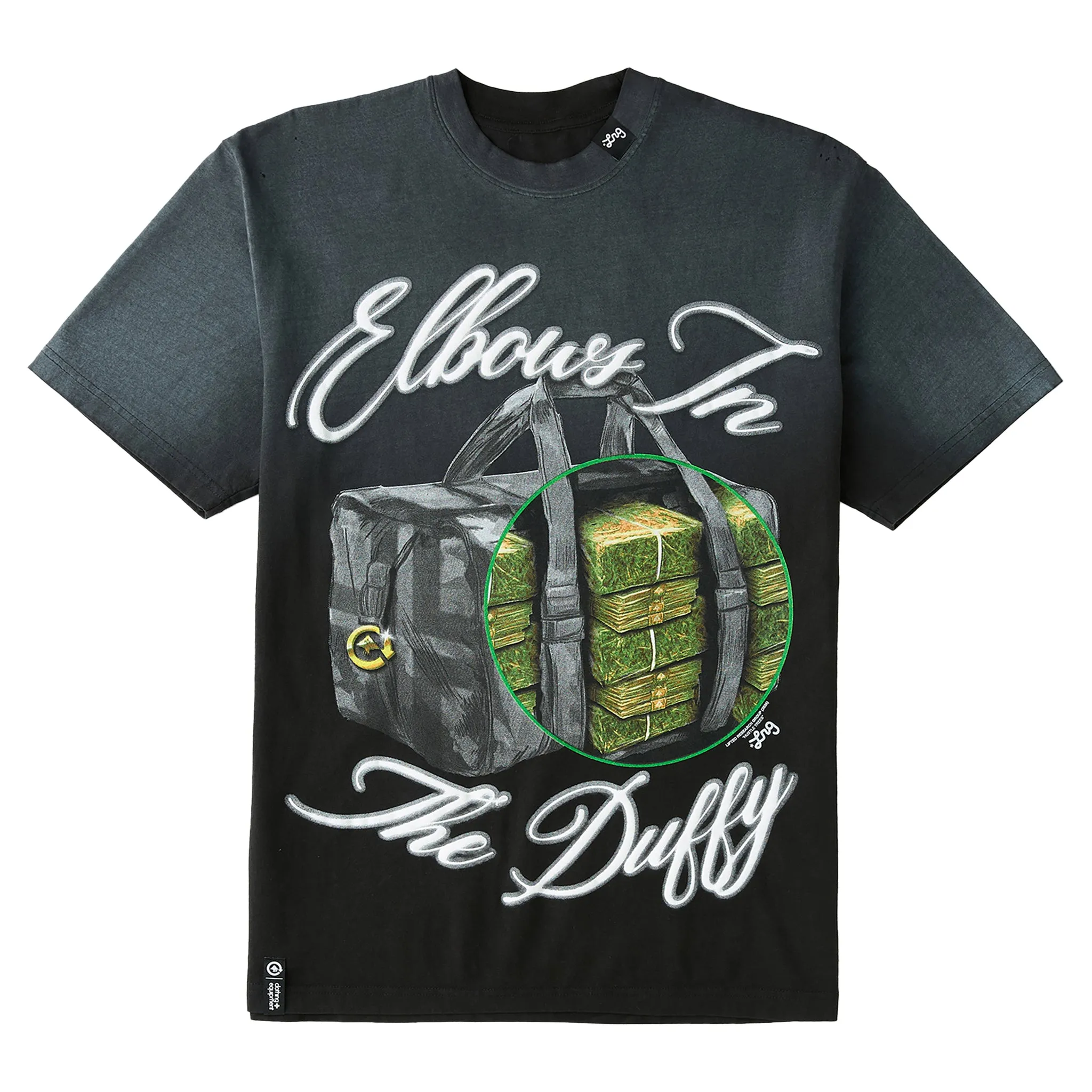 ELBOWS IN THE DUFFY TEE - BLACK sold by Lrg