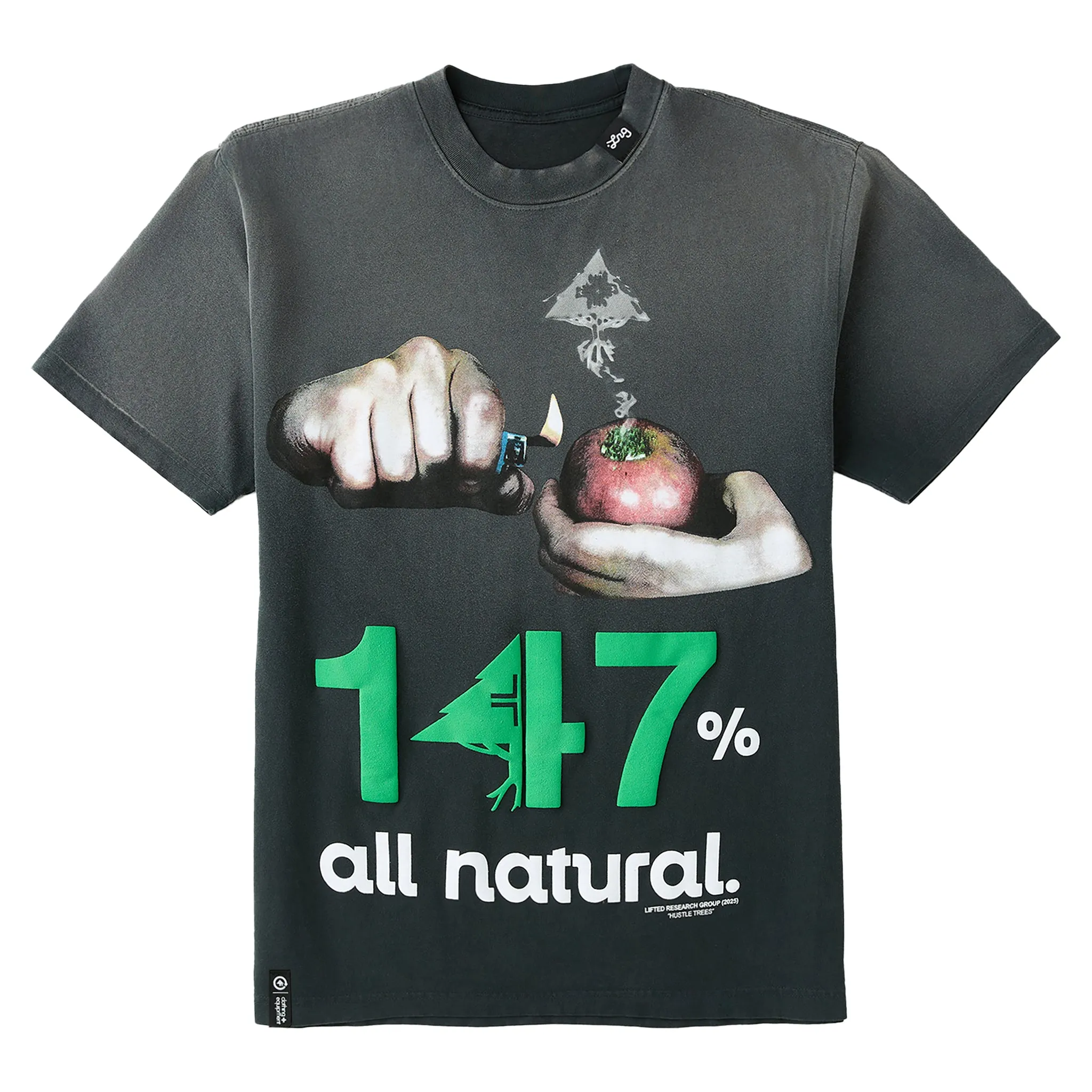 147% ALL NATURAL TEE - BLACK sold by Lrg