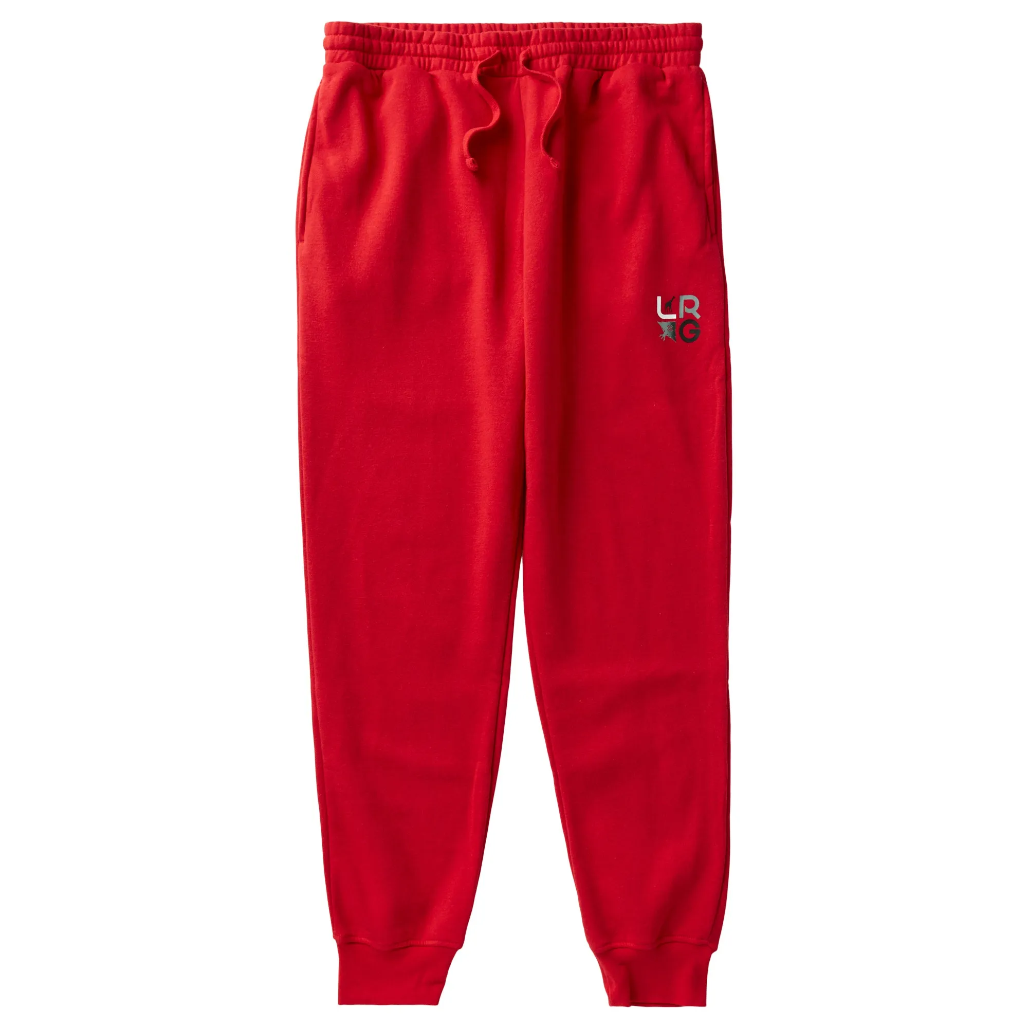 SIMPLE SLOGANS JOGGER SWEATPANTS - RED sold by Lrg