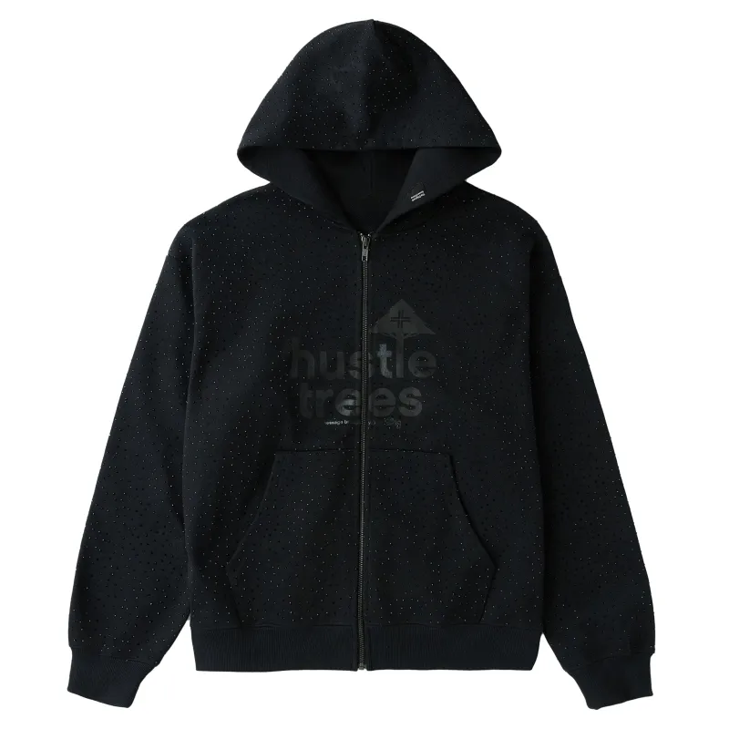 HUSTLE TREES LOGO ZIP HOODIE sold by Lrg