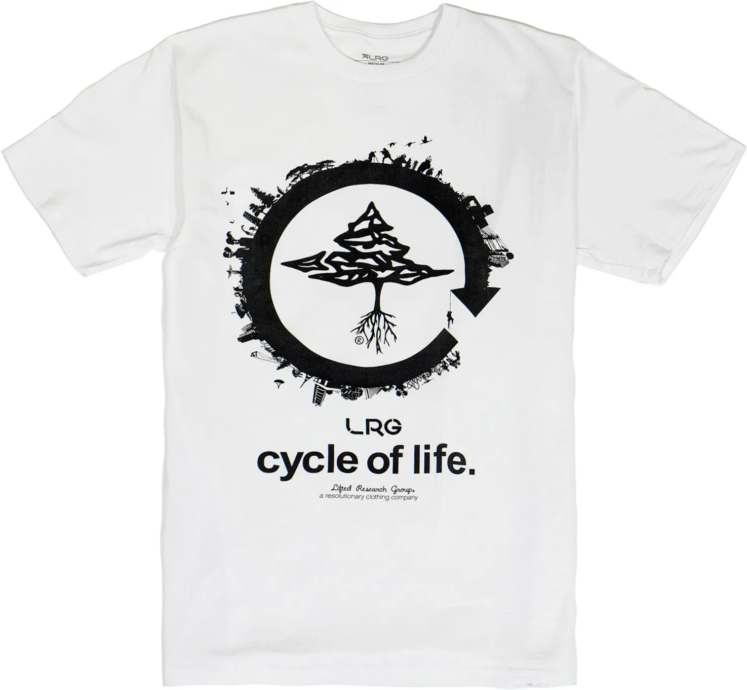 4700 CYCLE OF LIFE TEE - WHITE sold by Lrg